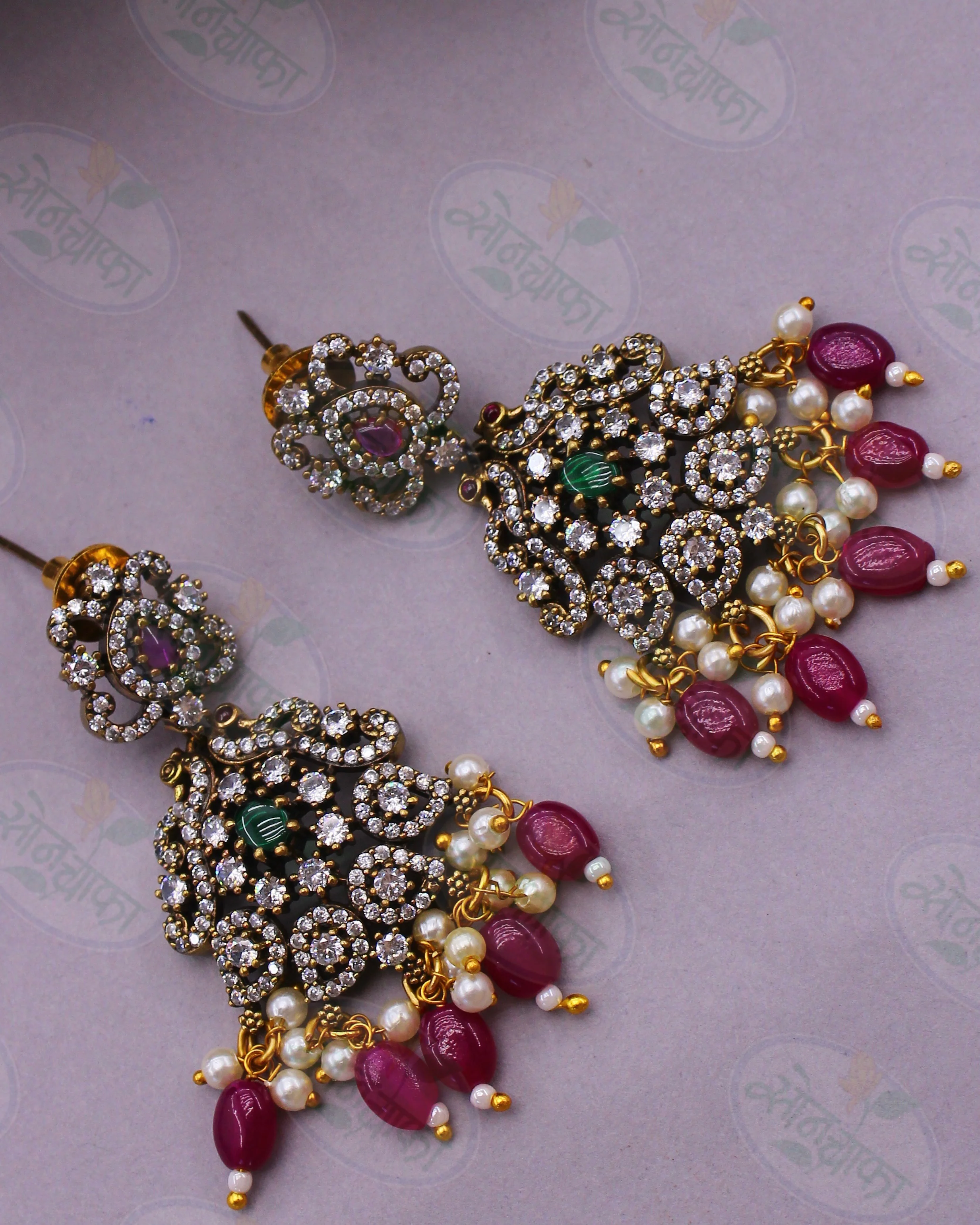 TRENDY PINK BEADS NECKLACE - Image 3