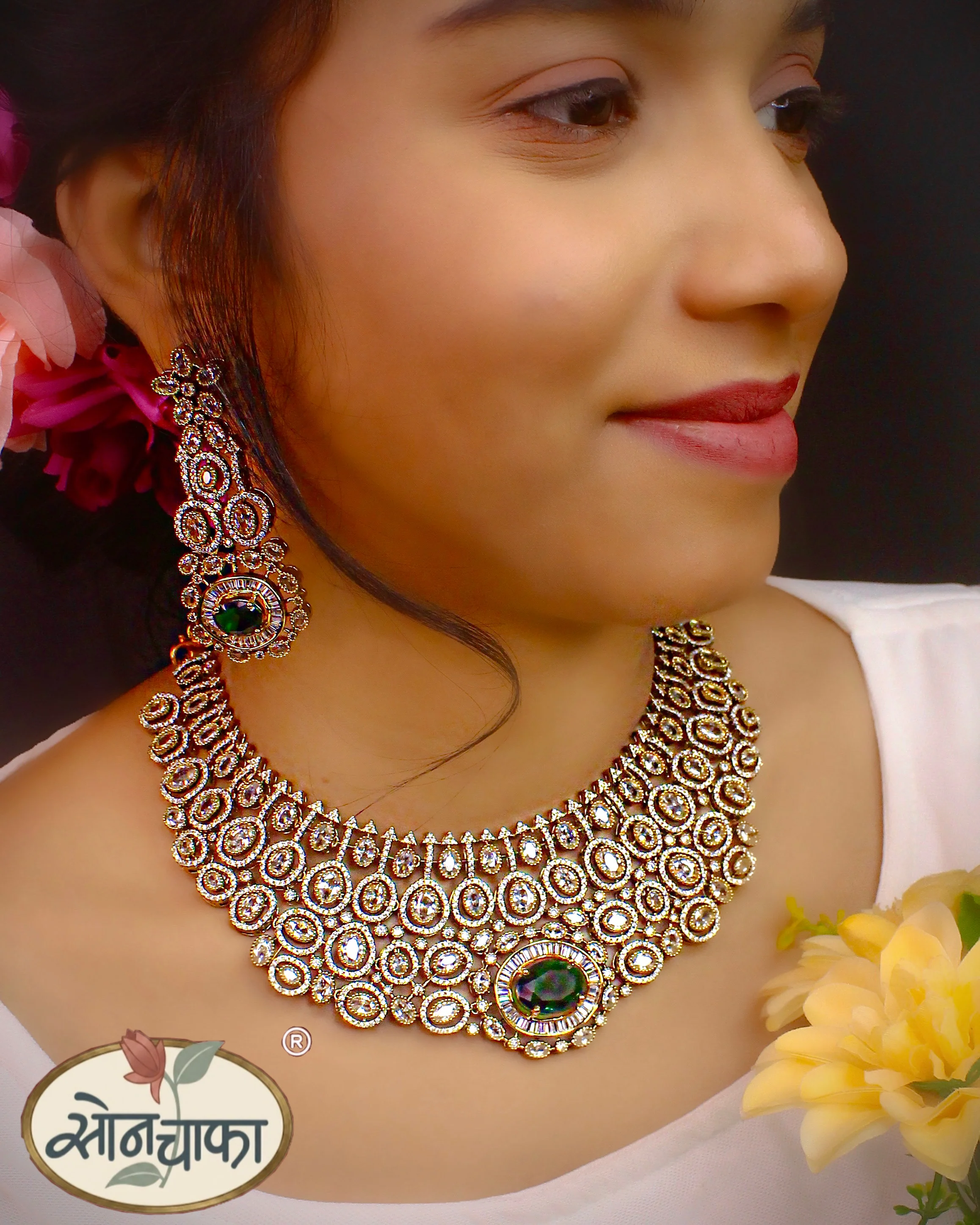 BRIDAL DESIGNER NECKLACE - Image 2
