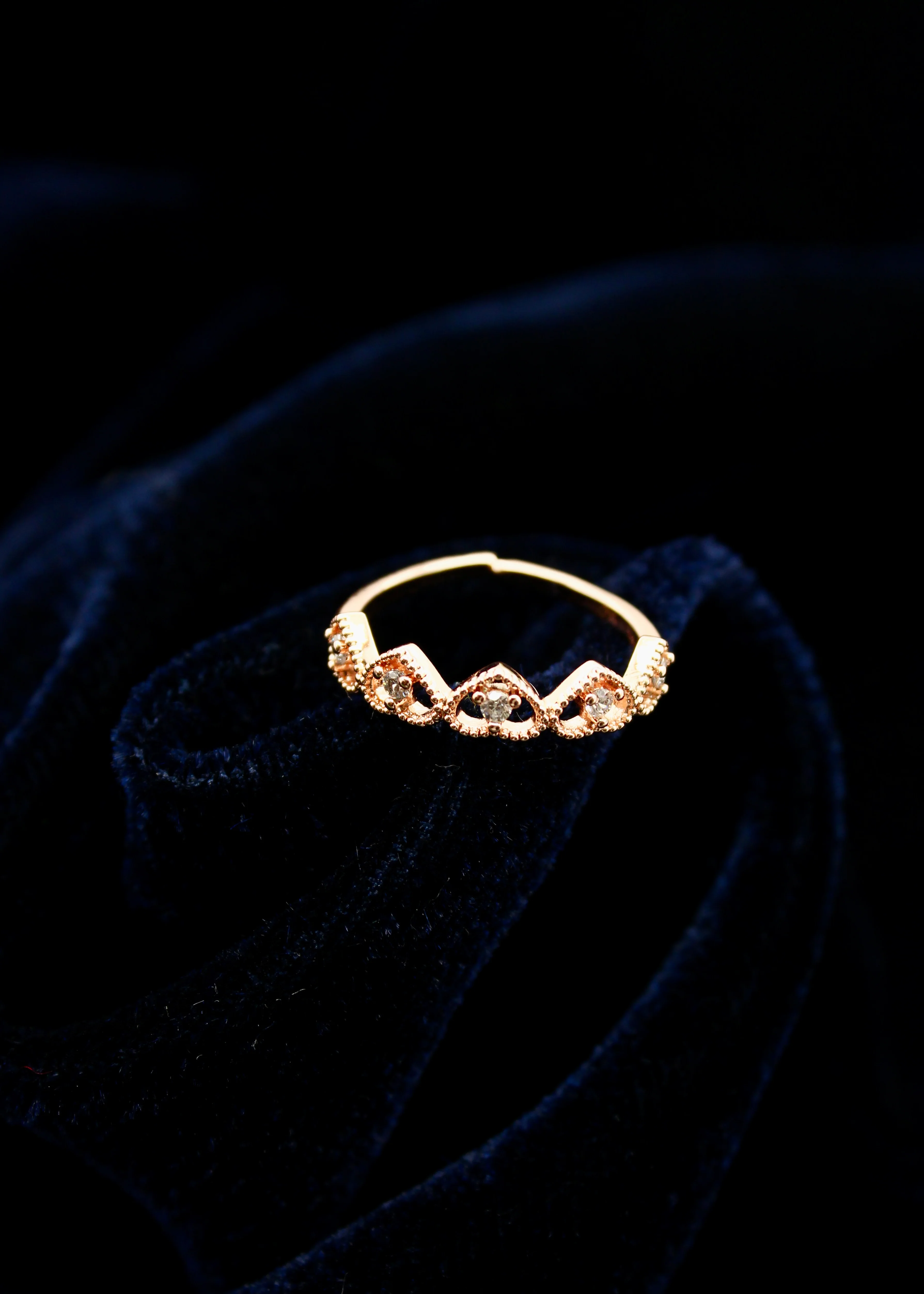 LOVELY HEARTS FINGER RING - Image 4