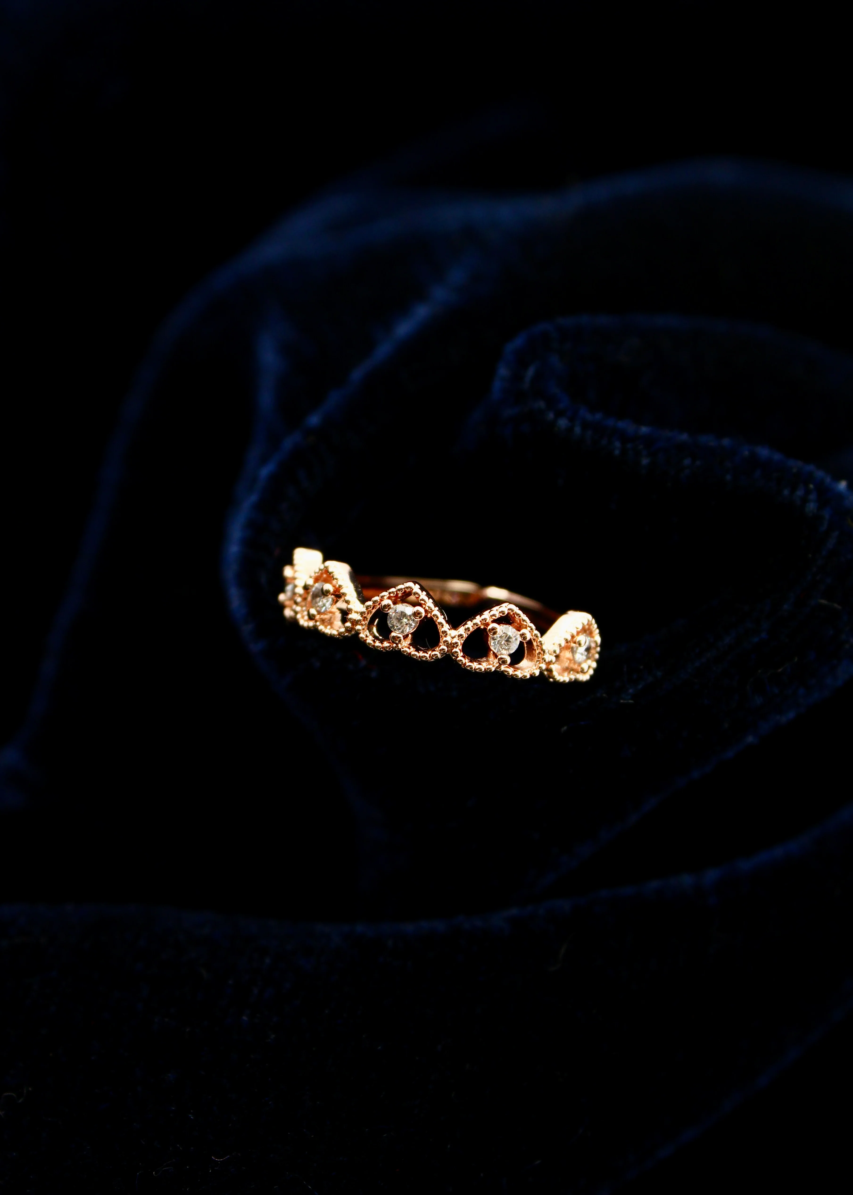 LOVELY HEARTS FINGER RING - Image 6