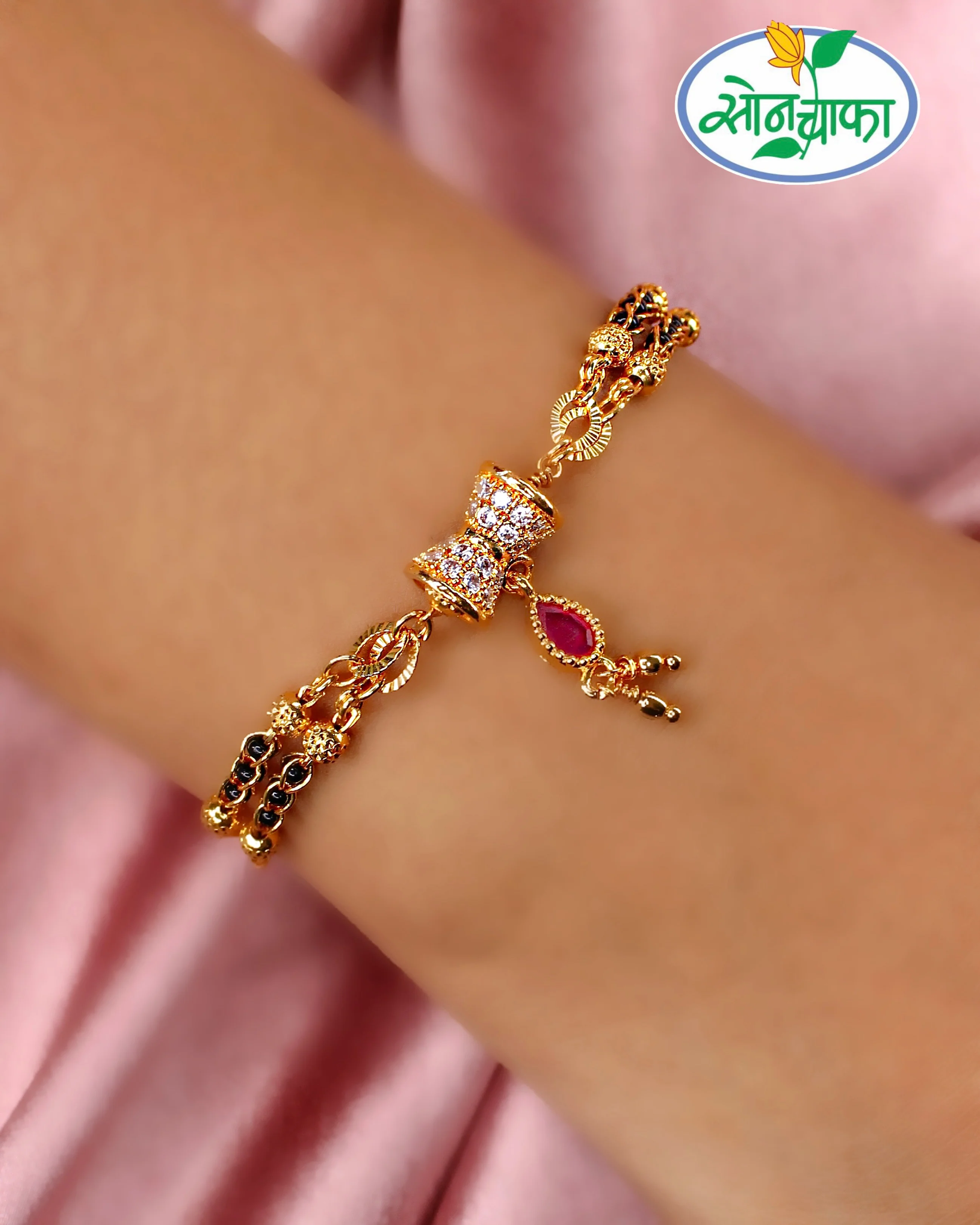 WHITE STONE DESIGNER BRACELATE - Image 2