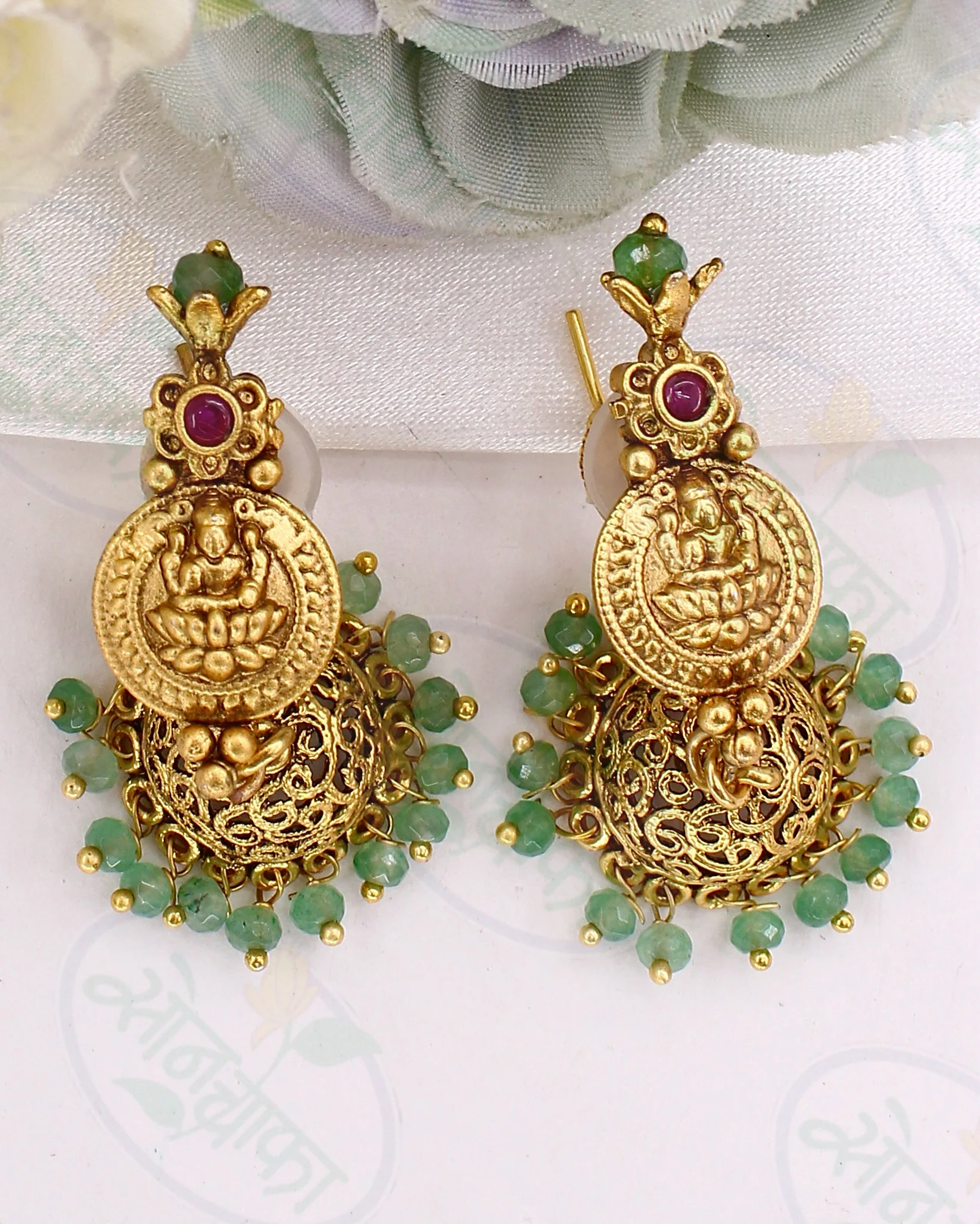 GODDESS LAKSHMI DESIGNER NECKLACE - Image 3