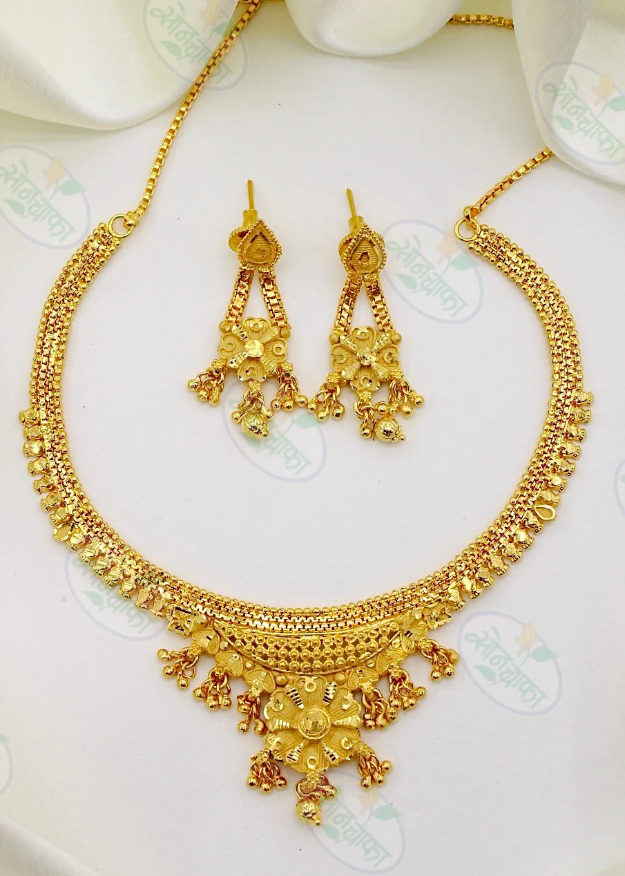 DESIGNER FLORET NECKLACE - Image 3