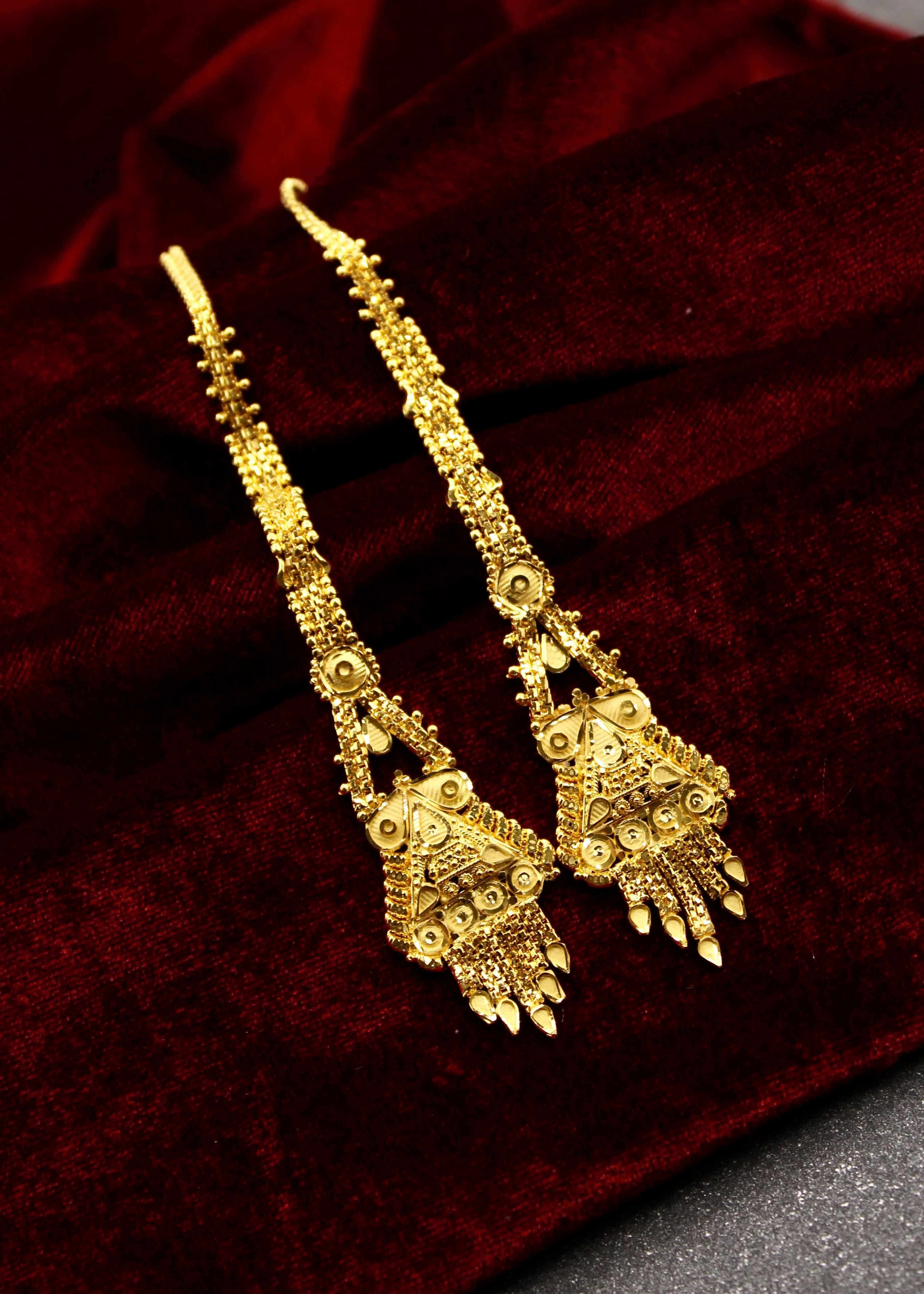 SPLENDID GOLD PLATED EARRINGS - Image 7