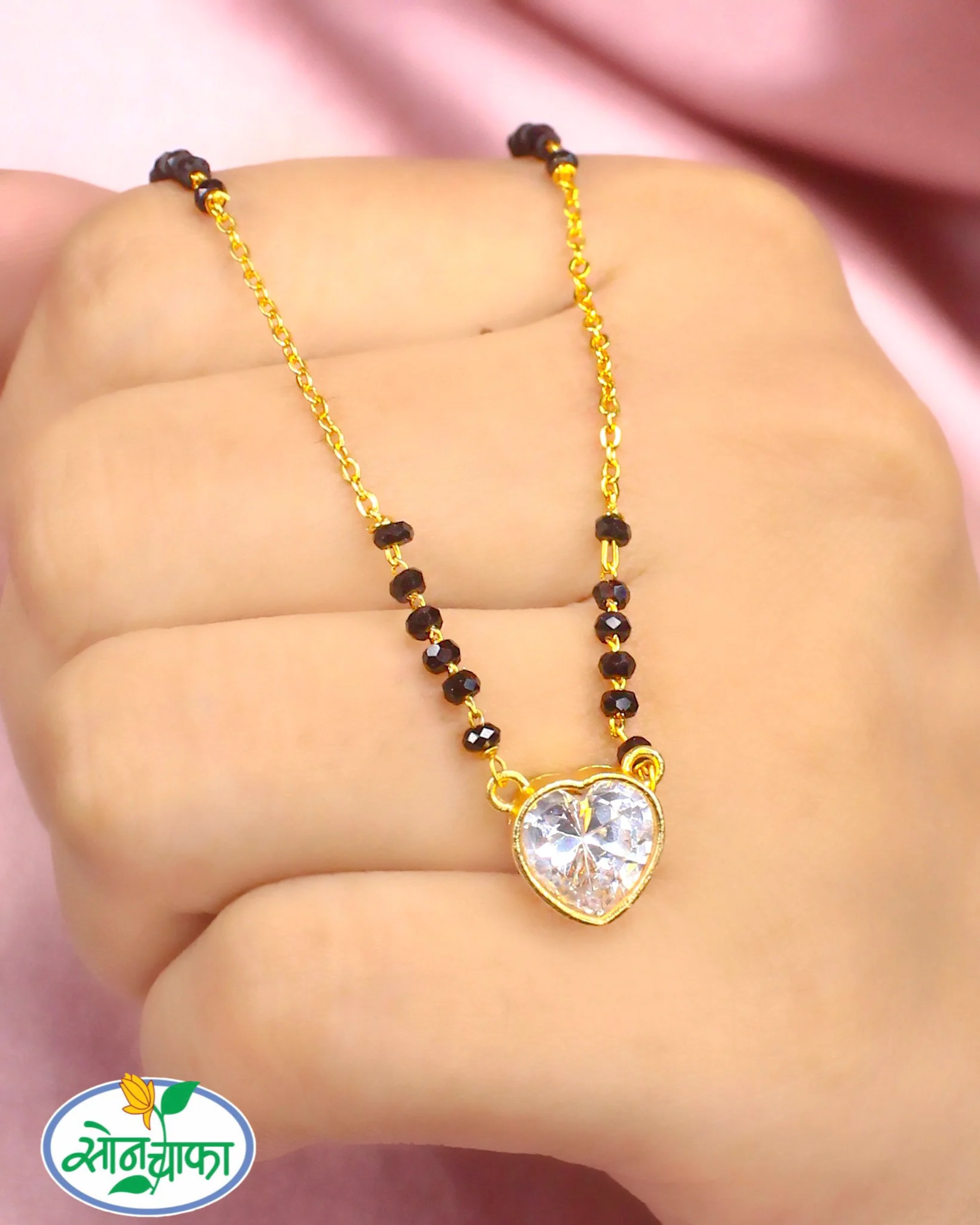HEART DESIGNER MANGALSUTRA - Image 3