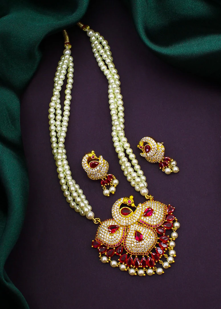 FANCY PEACOCK NECKLACE - Image 2