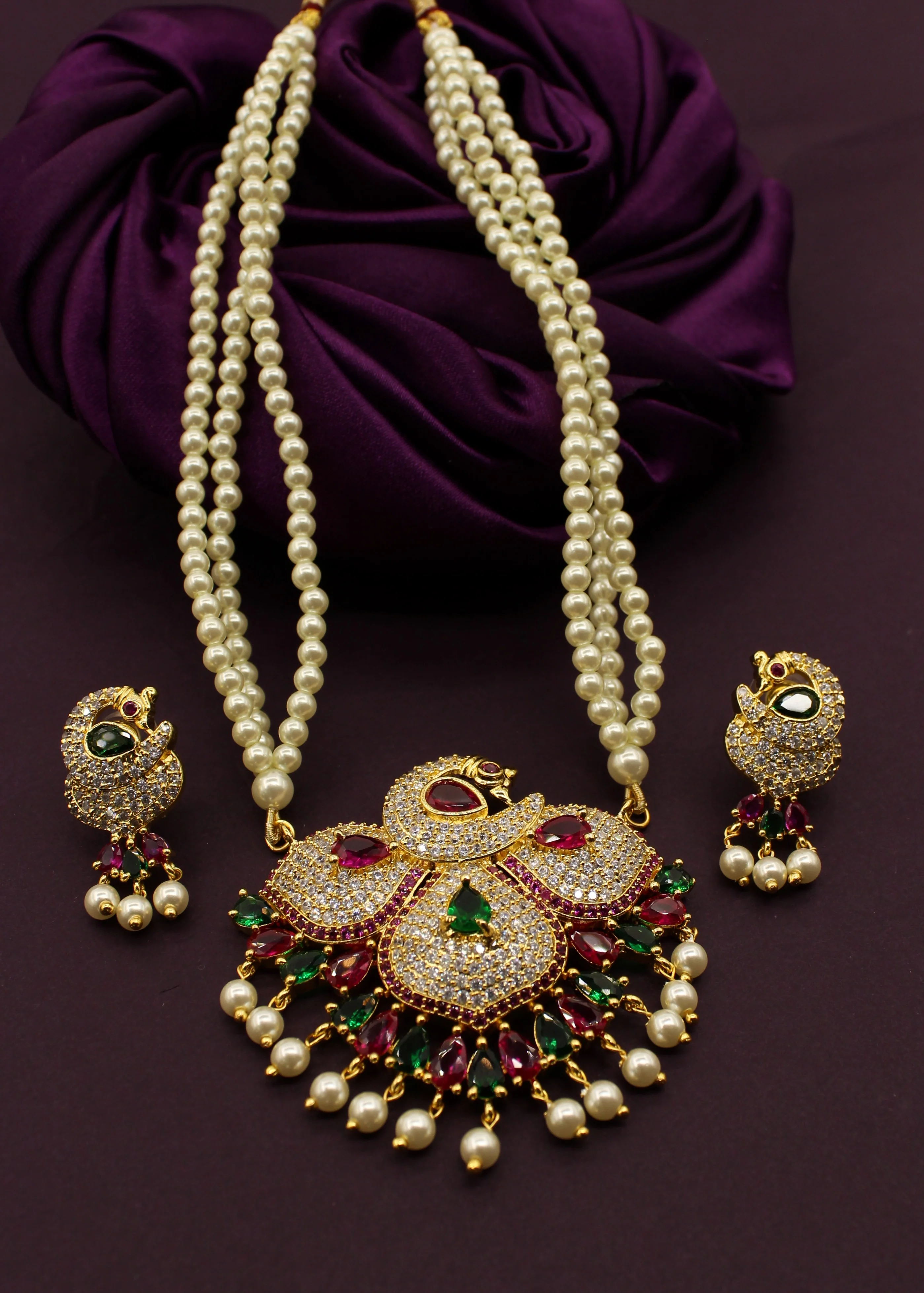 FANCY PEACOCK NECKLACE - Image 6