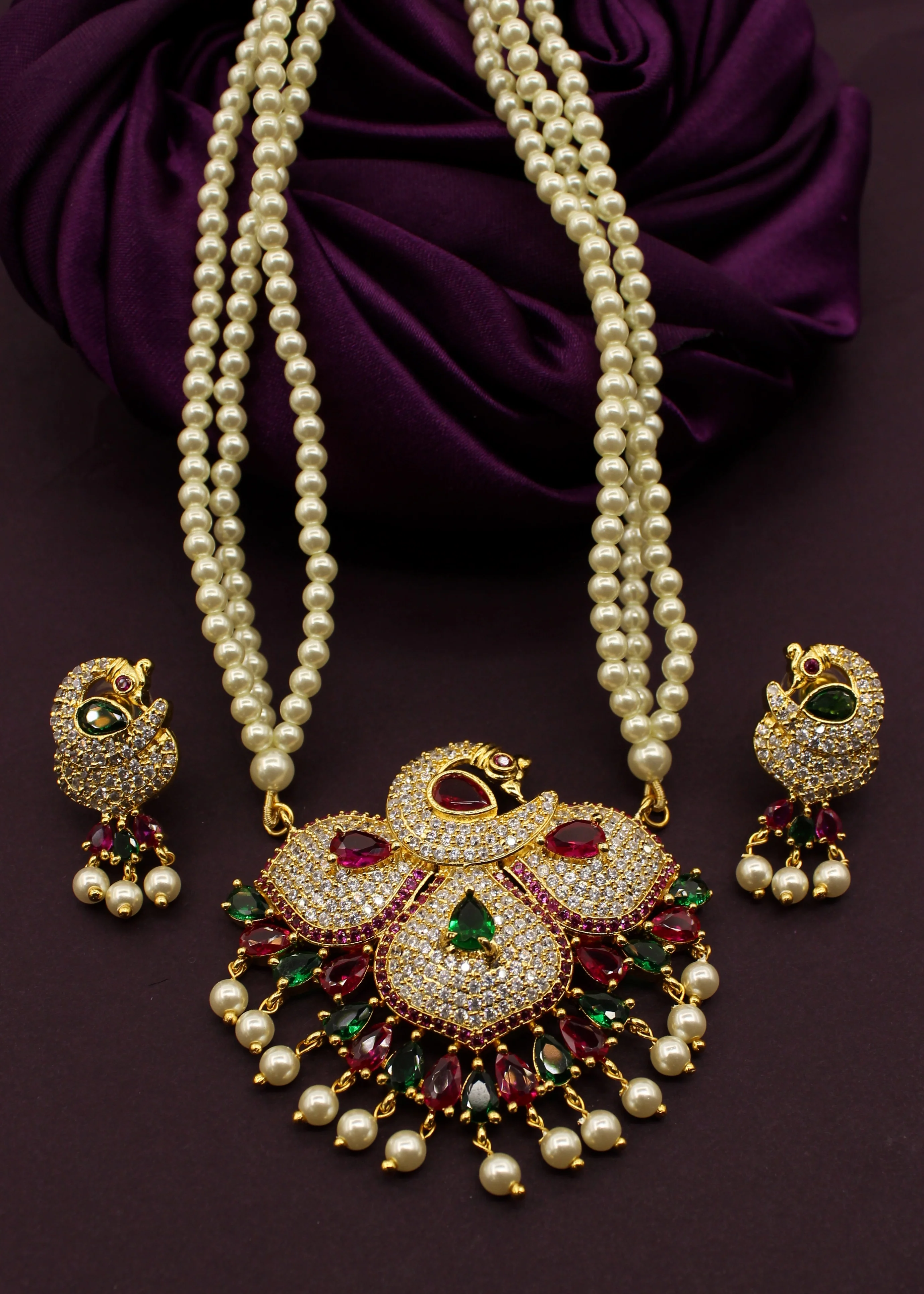 FANCY PEACOCK NECKLACE - Image 9