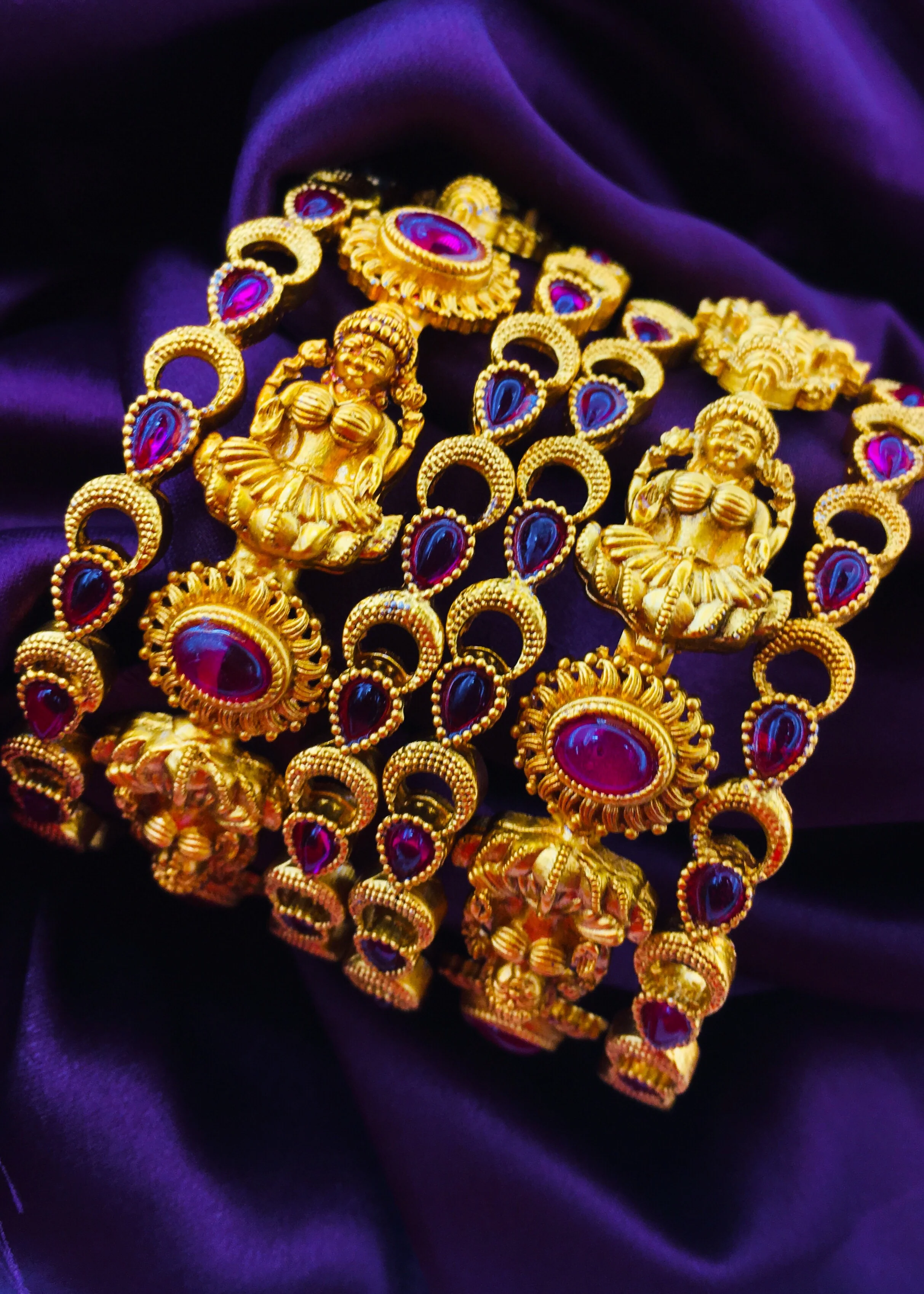 GODDESS LAXMI DESIGNER BANGLES - Image 4