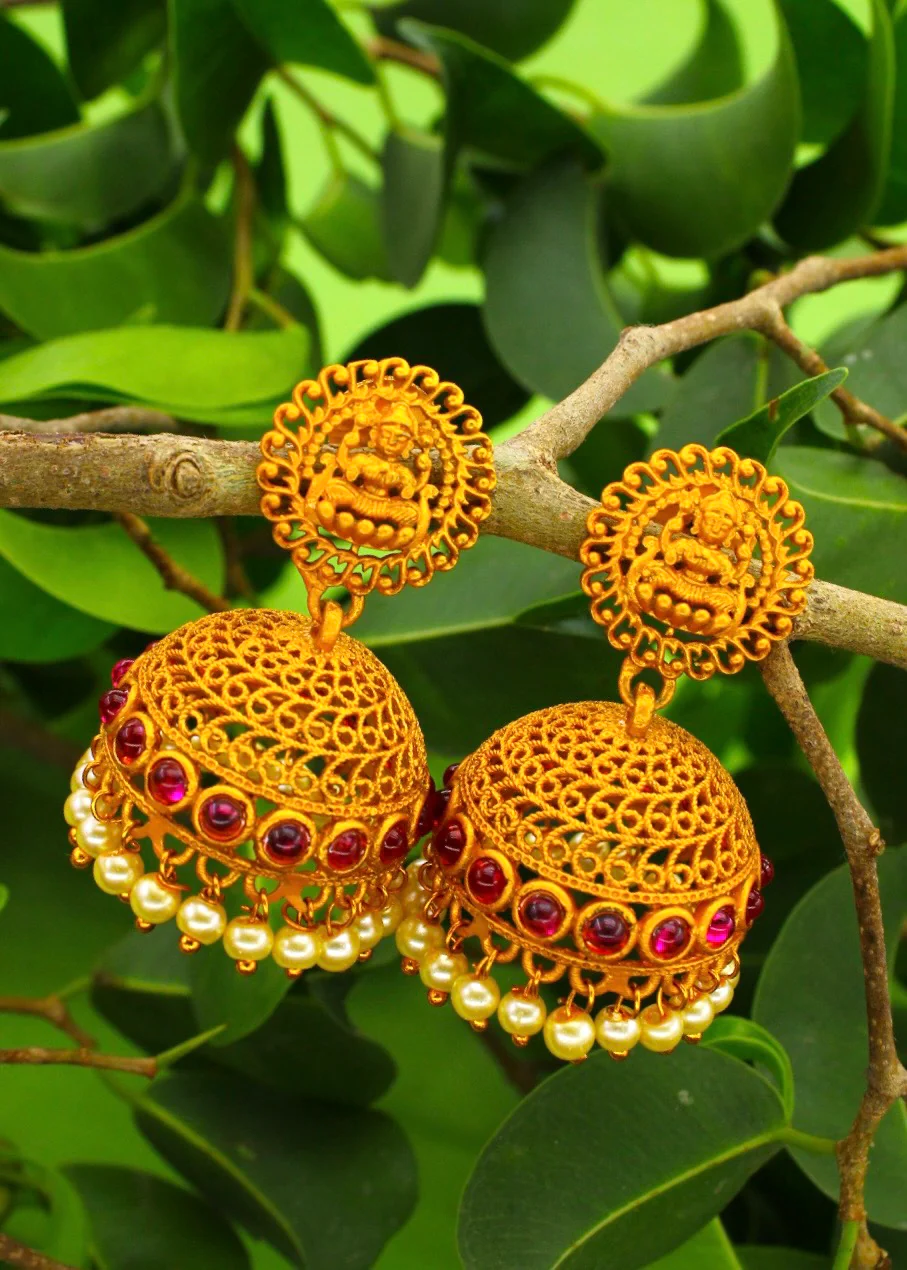 TEMPLE DESIGNER JHUMKI - Image 2