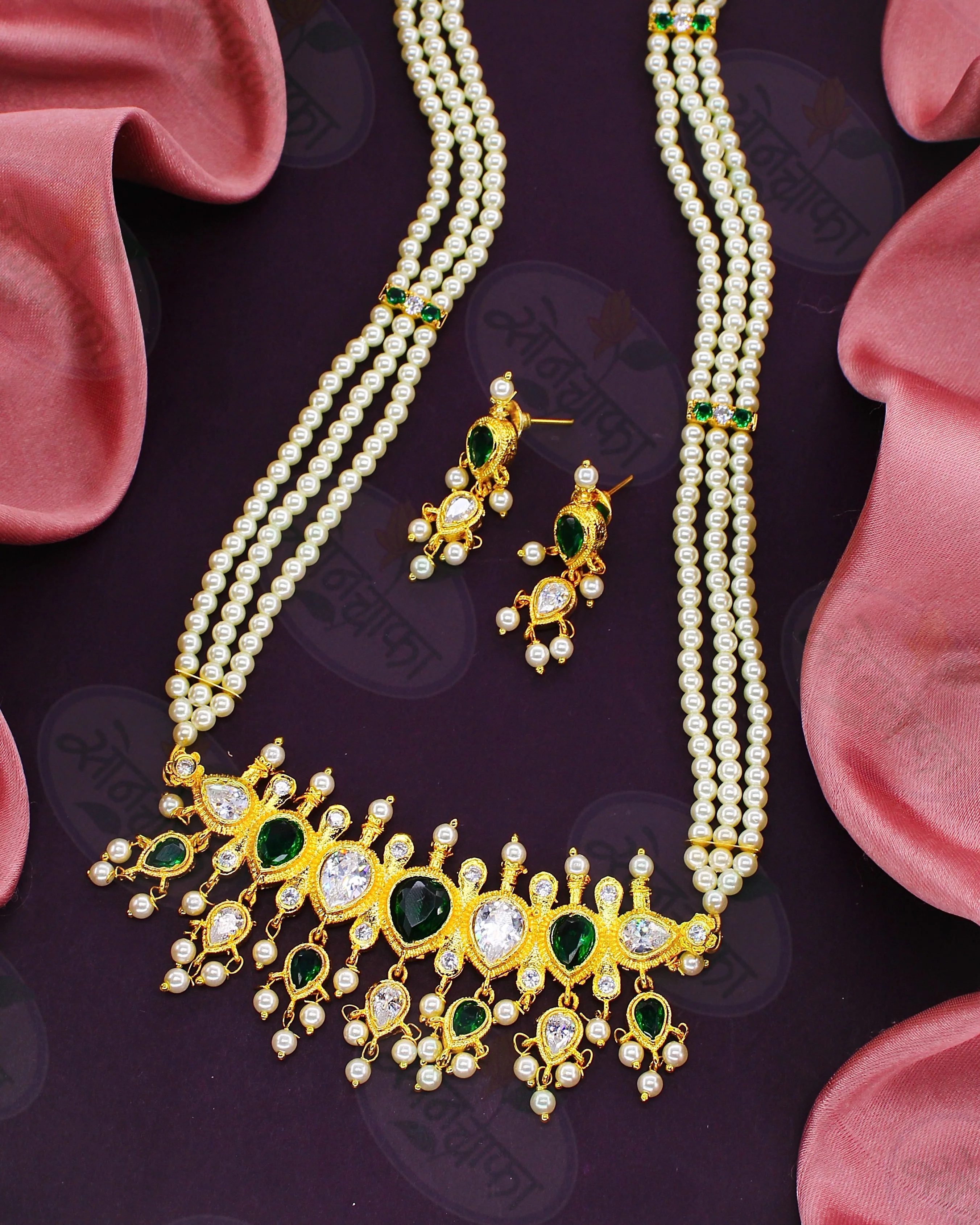REGAL ELEGANCE TANMANI NECKLACE - Image 3