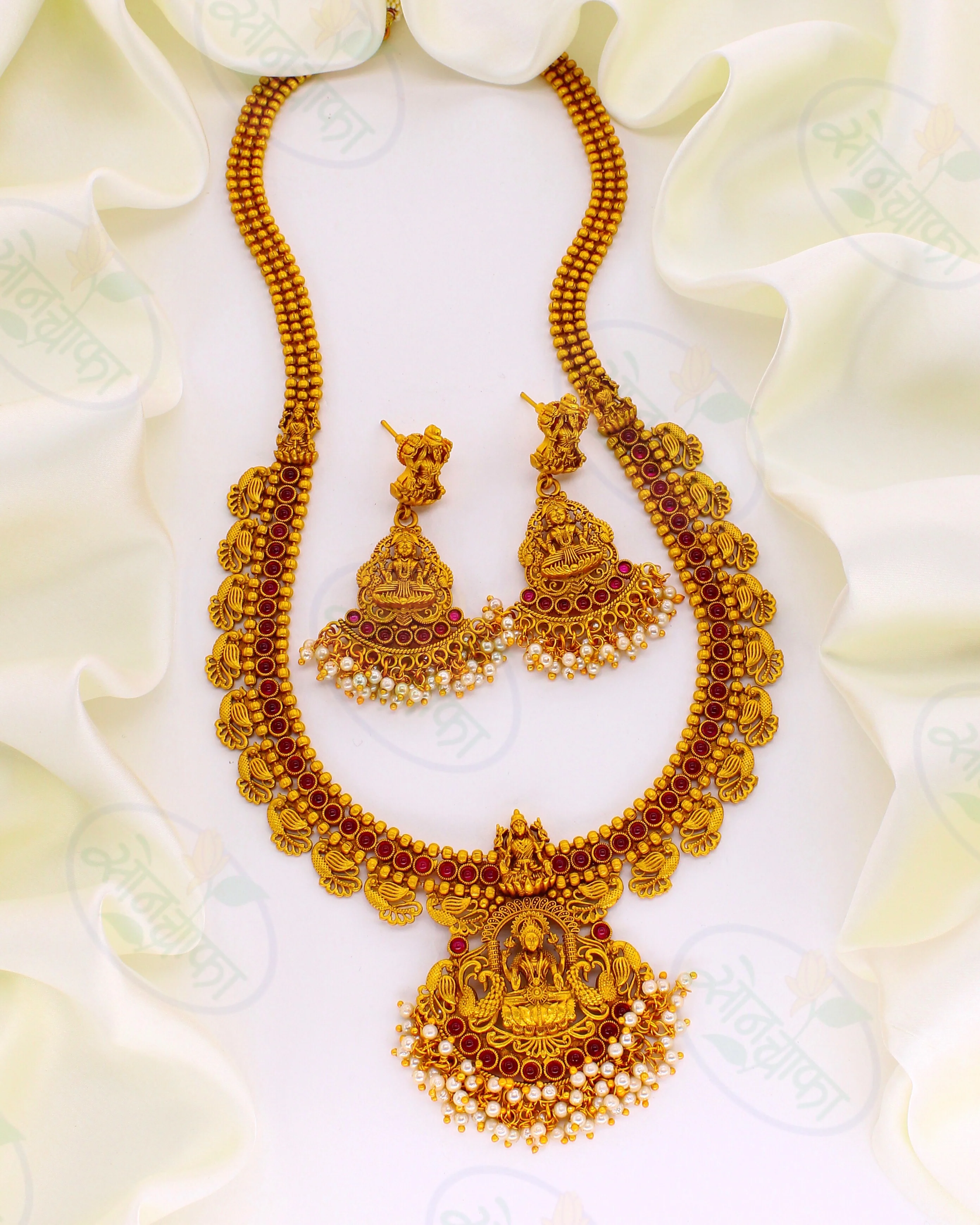 GODDESS LAXMI DESIGNER NECKLACE - Image 3