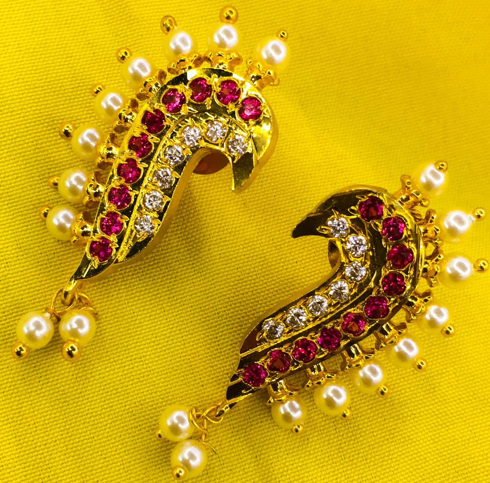 PUNERI MOTI DROPLET EARRINGS - Image 10