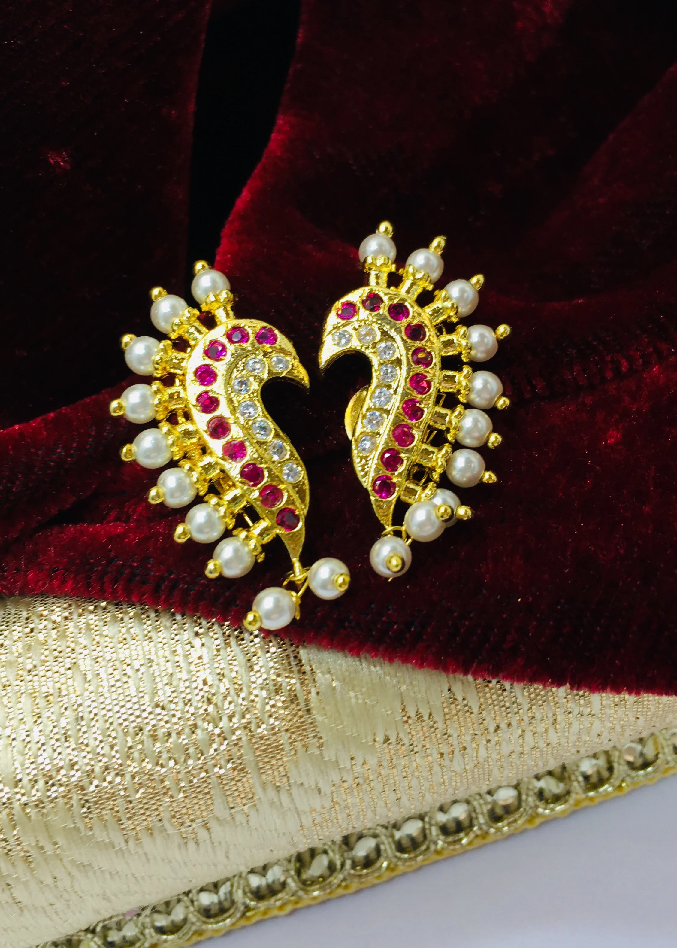 PUNERI MOTI DROPLET EARRINGS - Image 5