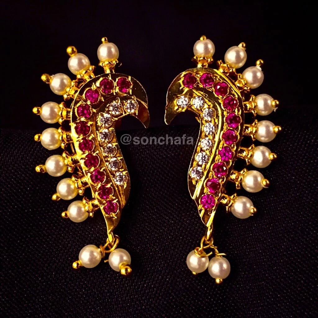 PUNERI MOTI DROPLET EARRINGS - Image 7