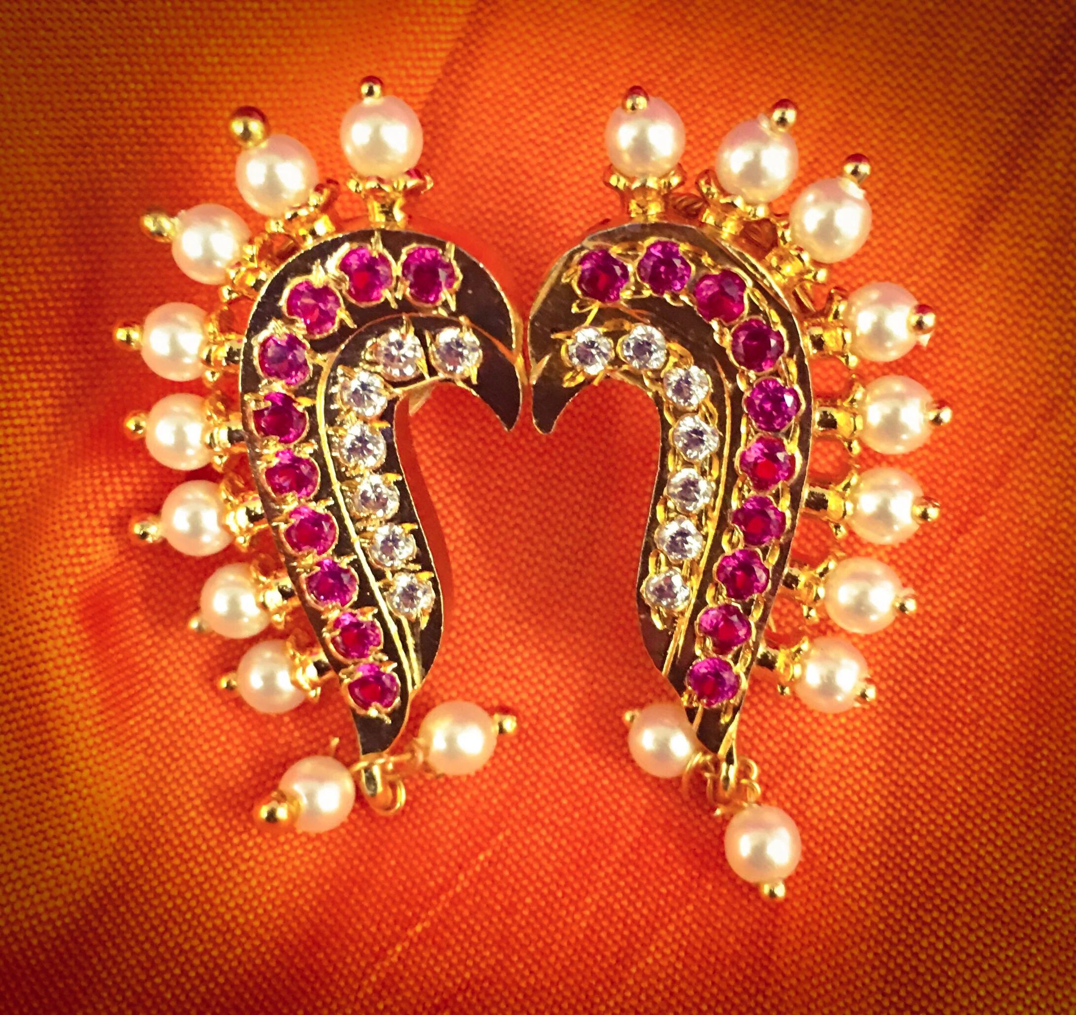 PUNERI MOTI DROPLET EARRINGS - Image 8