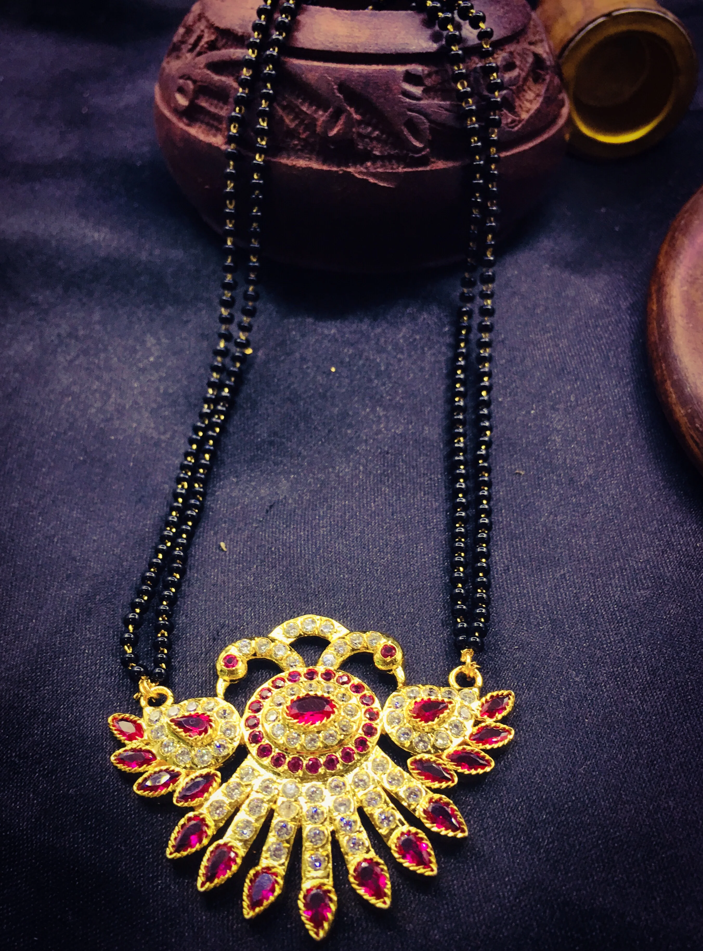 PEACOCK PAIR MANGALSUTRA - Image 3