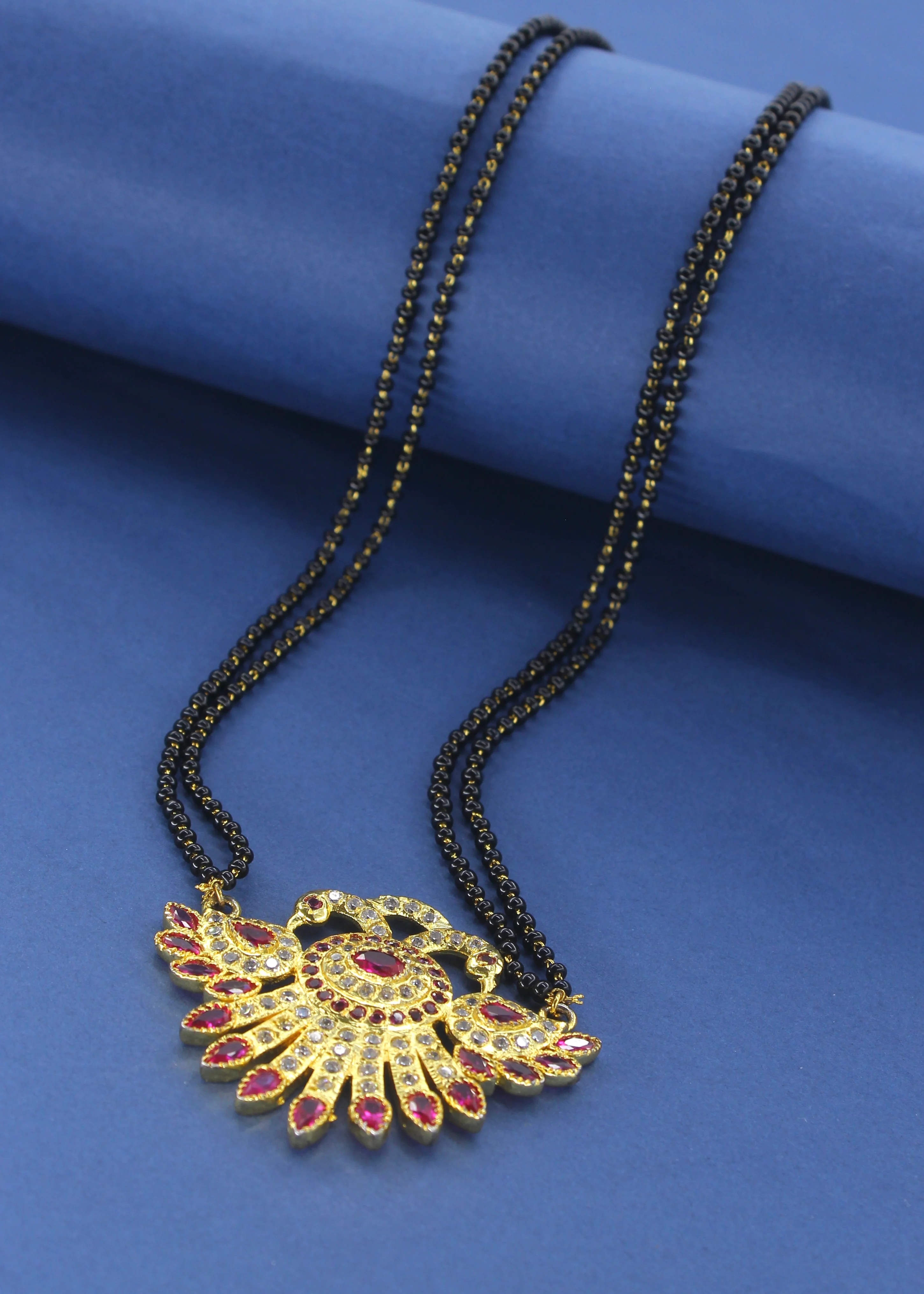PEACOCK PAIR MANGALSUTRA - Image 4