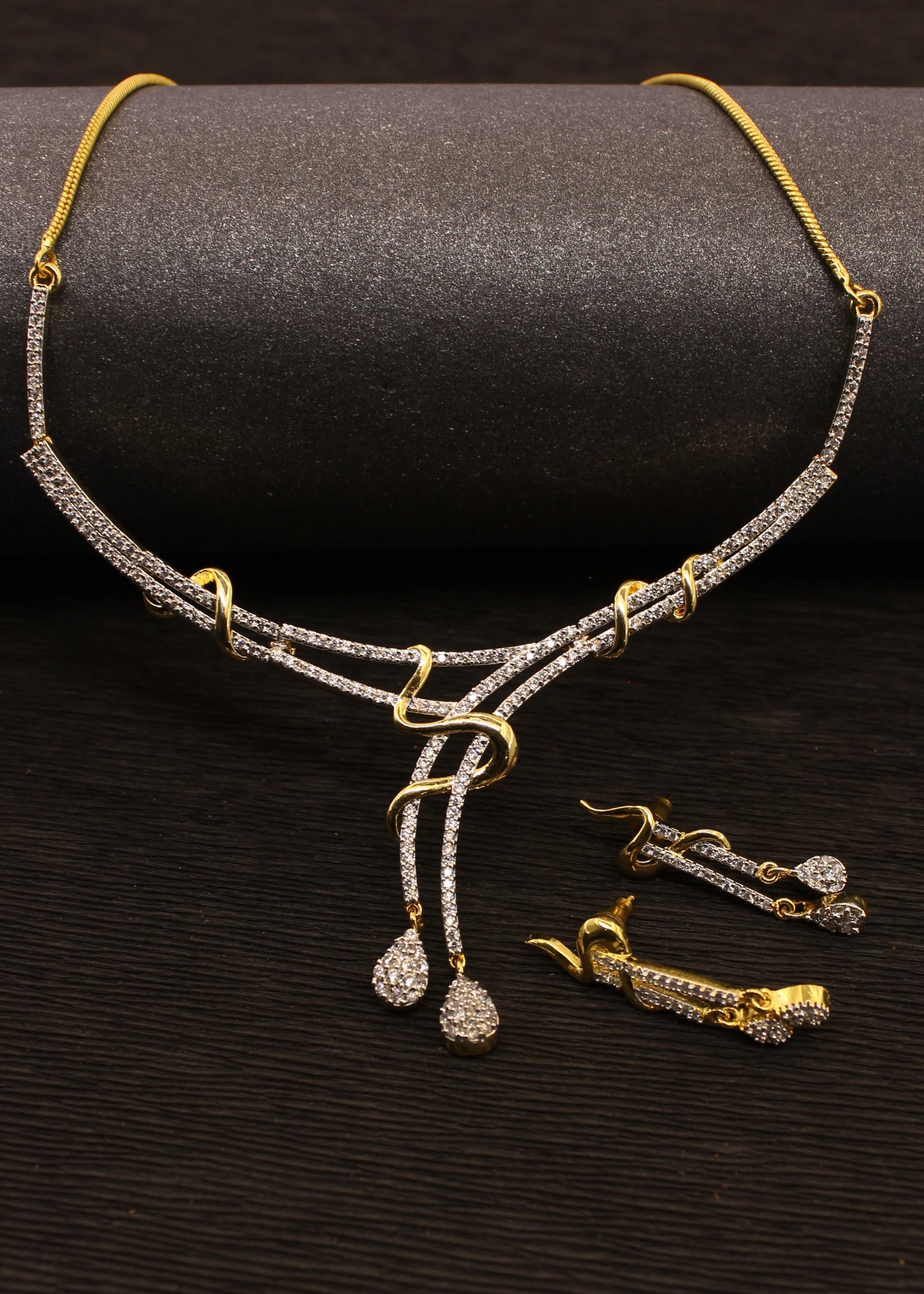 PARTY WEAR DIA NECKLACE - Image 2