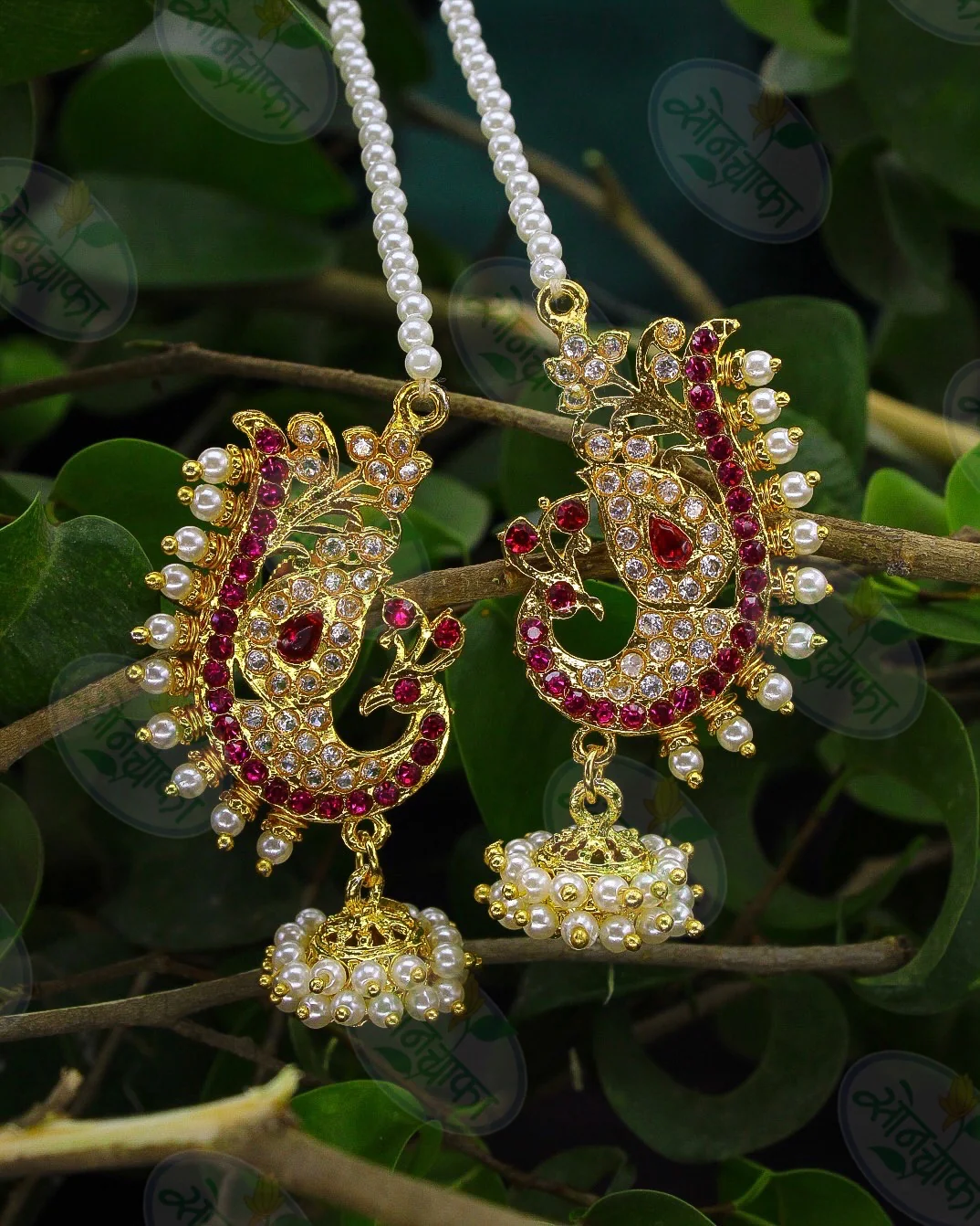 ENCHANTING PEACOCK EAR-CUFFS - Image 2