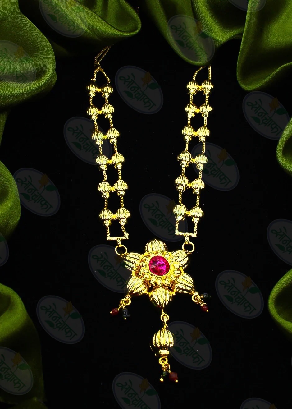 FLORAL MODAK NECKLACE