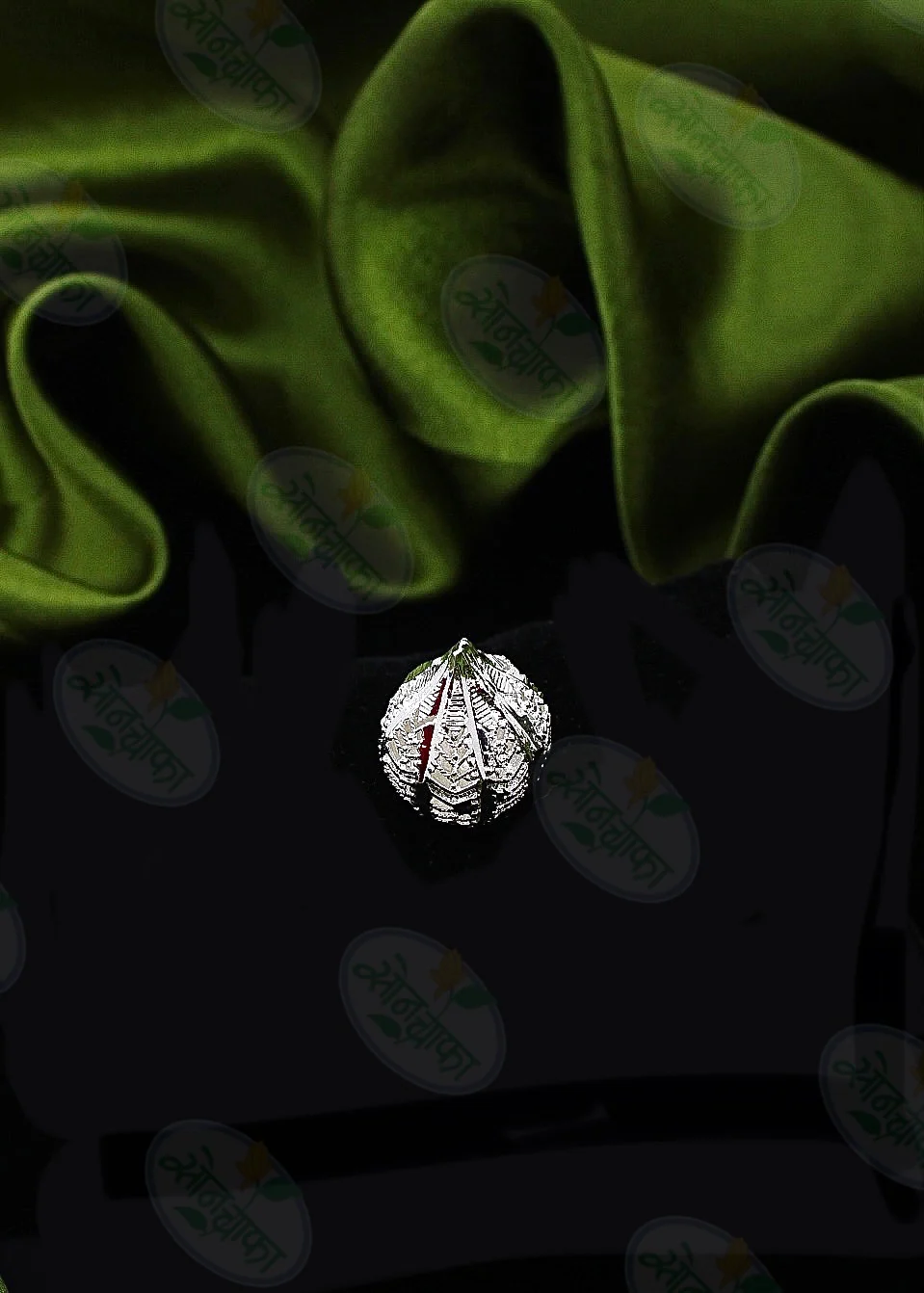 SILVER FINISH GANPATI MODAK - Image 2
