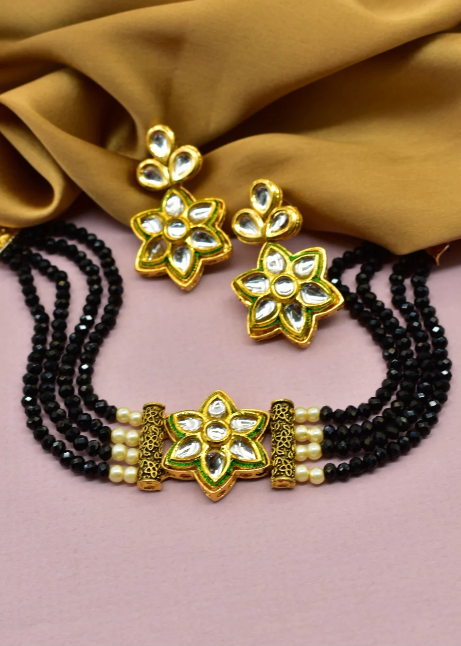 FLORET KUNDAN NECKLACE - Image 2