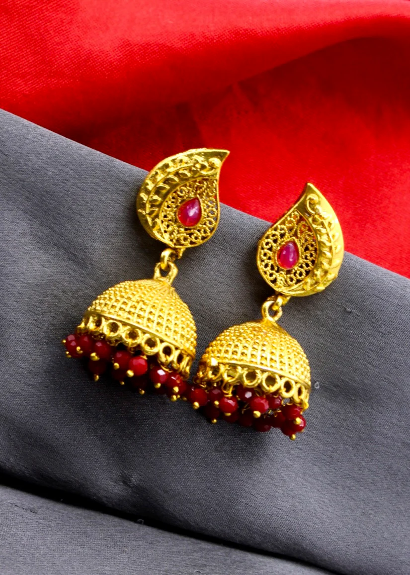 TRENDY DESIGNER JHUMKI EARRINGS - Image 5