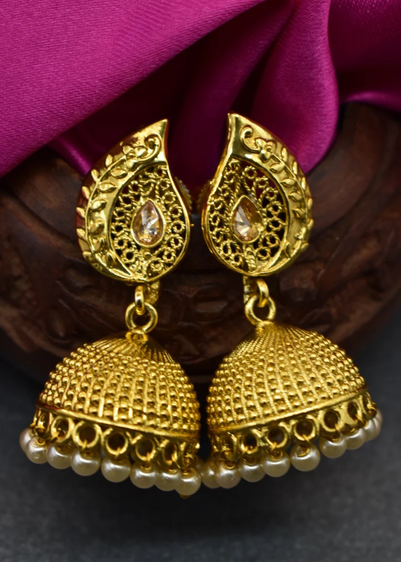 TRENDY DESIGNER JHUMKI EARRINGS - Image 6