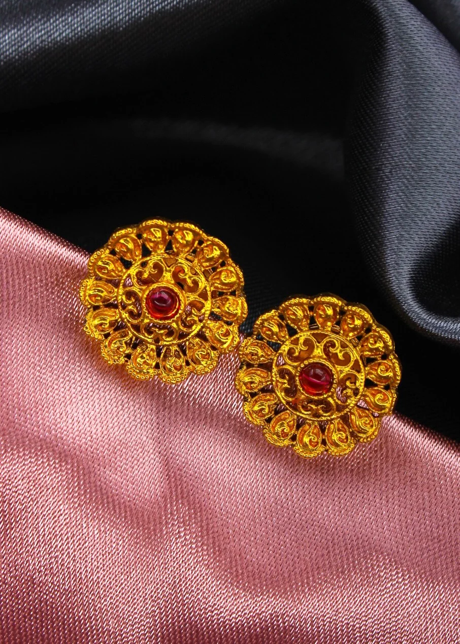 MATTE FINISH CIRCLE STUDS - Image 2