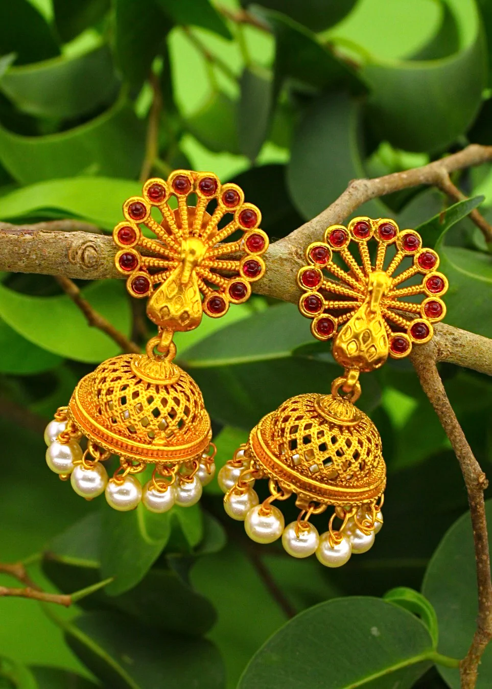 MORAKSHI JHUMKI EARRING - Image 3