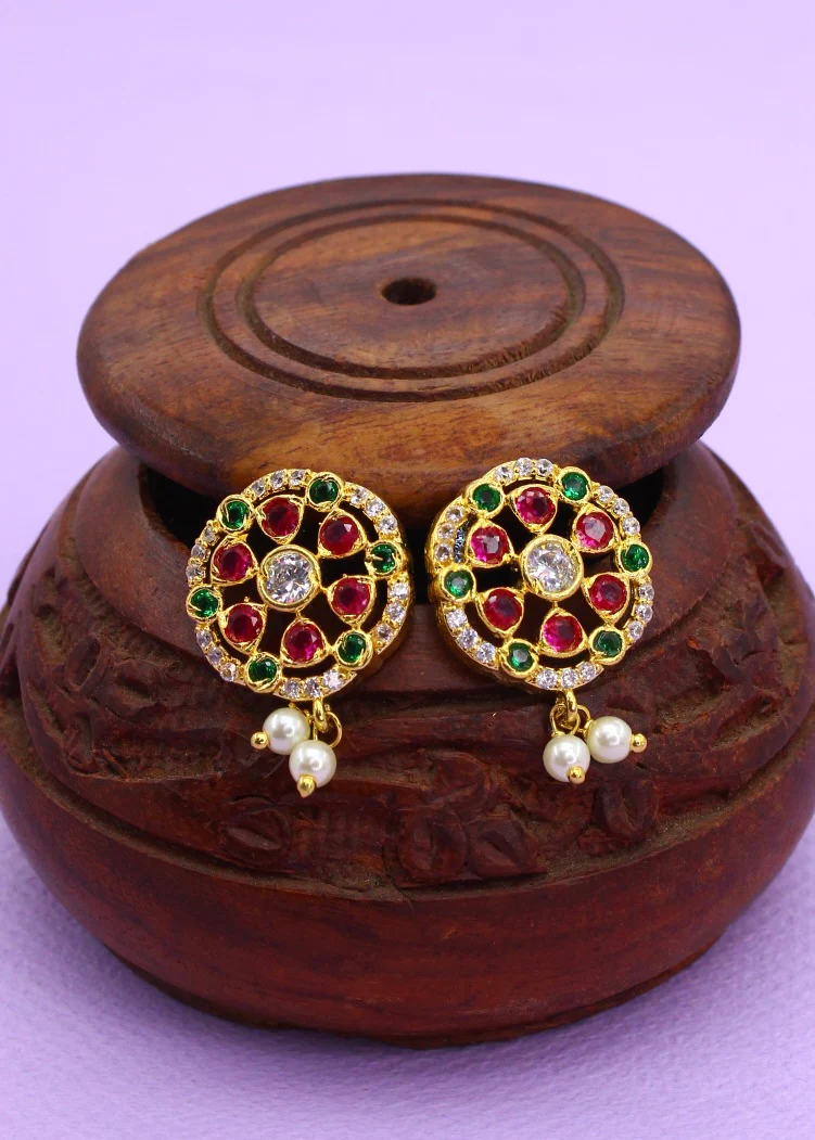 PEARL BEADS STUD