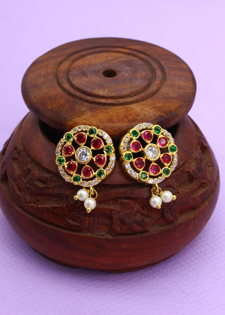 PEARL BEADS STUD - Image 2