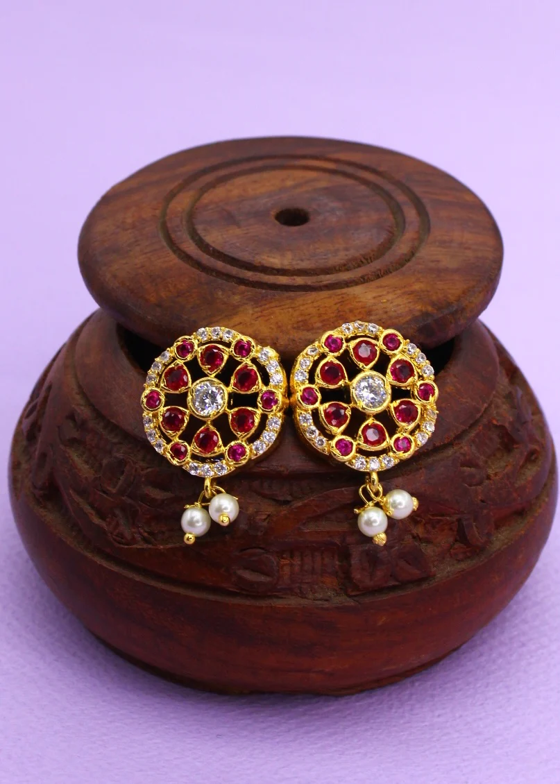 PEARL BEADS STUD - Image 5