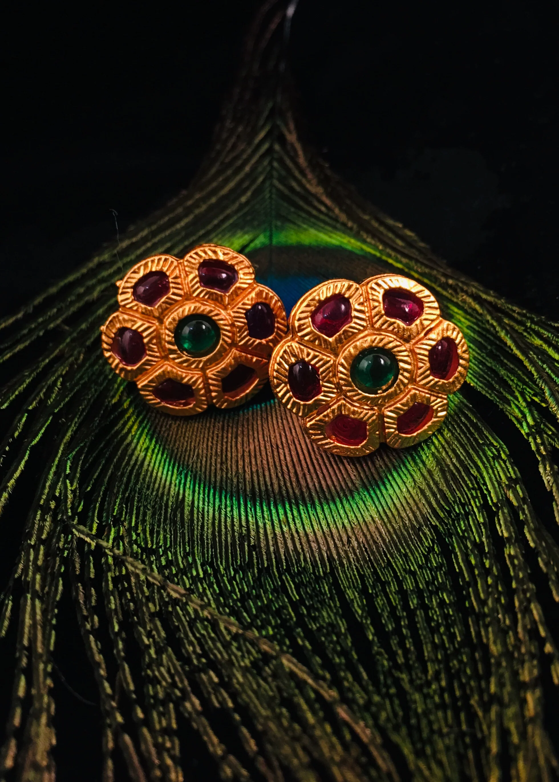 FLORAL DESIGNER STUDS - Image 4