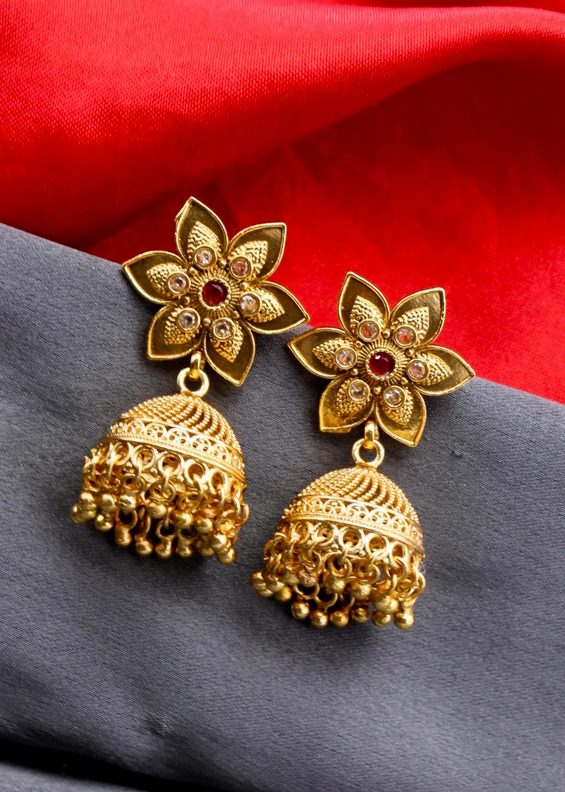 STYLISH FLORET JHUMKI - Image 4
