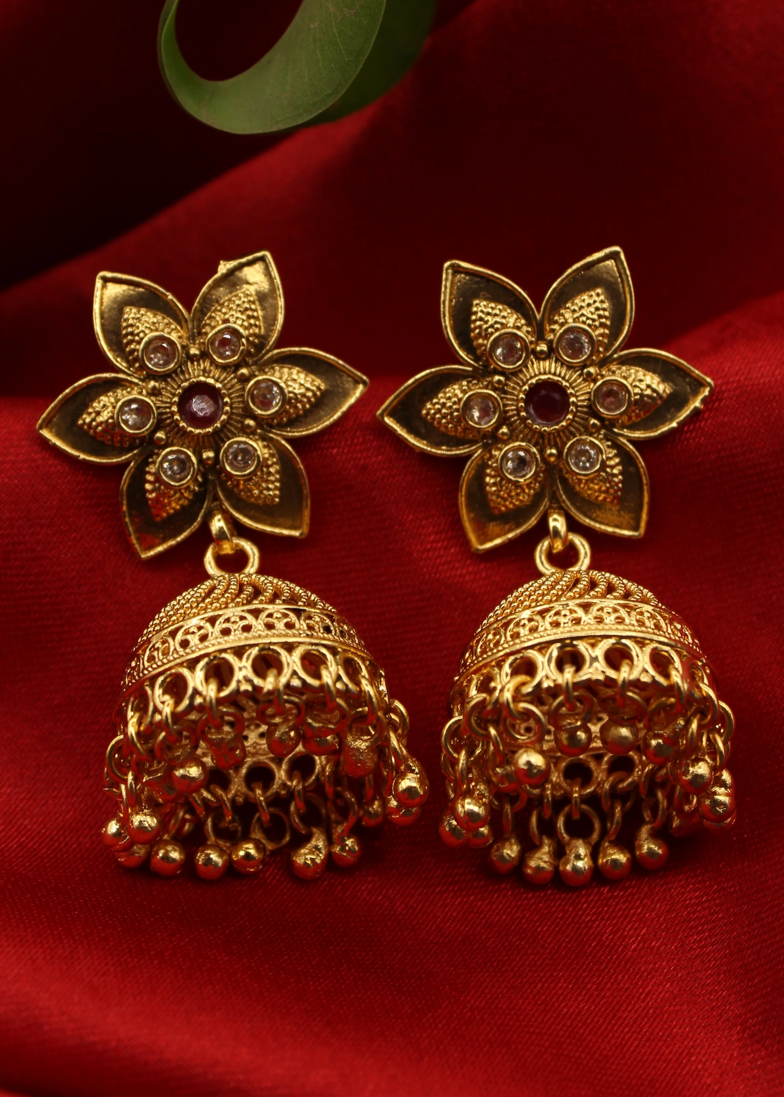 STYLISH FLORET JHUMKI - Image 6