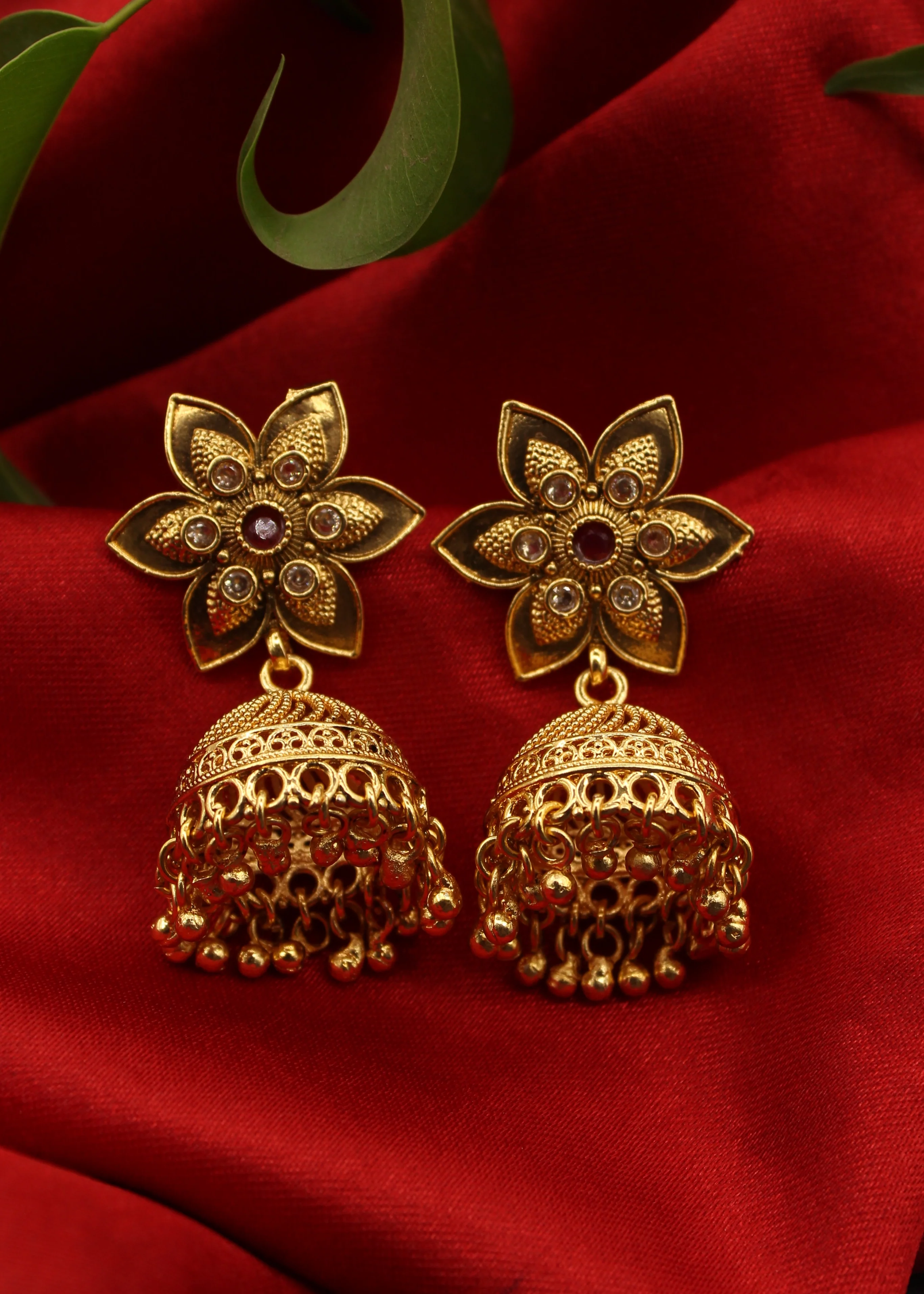 STYLISH FLORET JHUMKI - Image 7