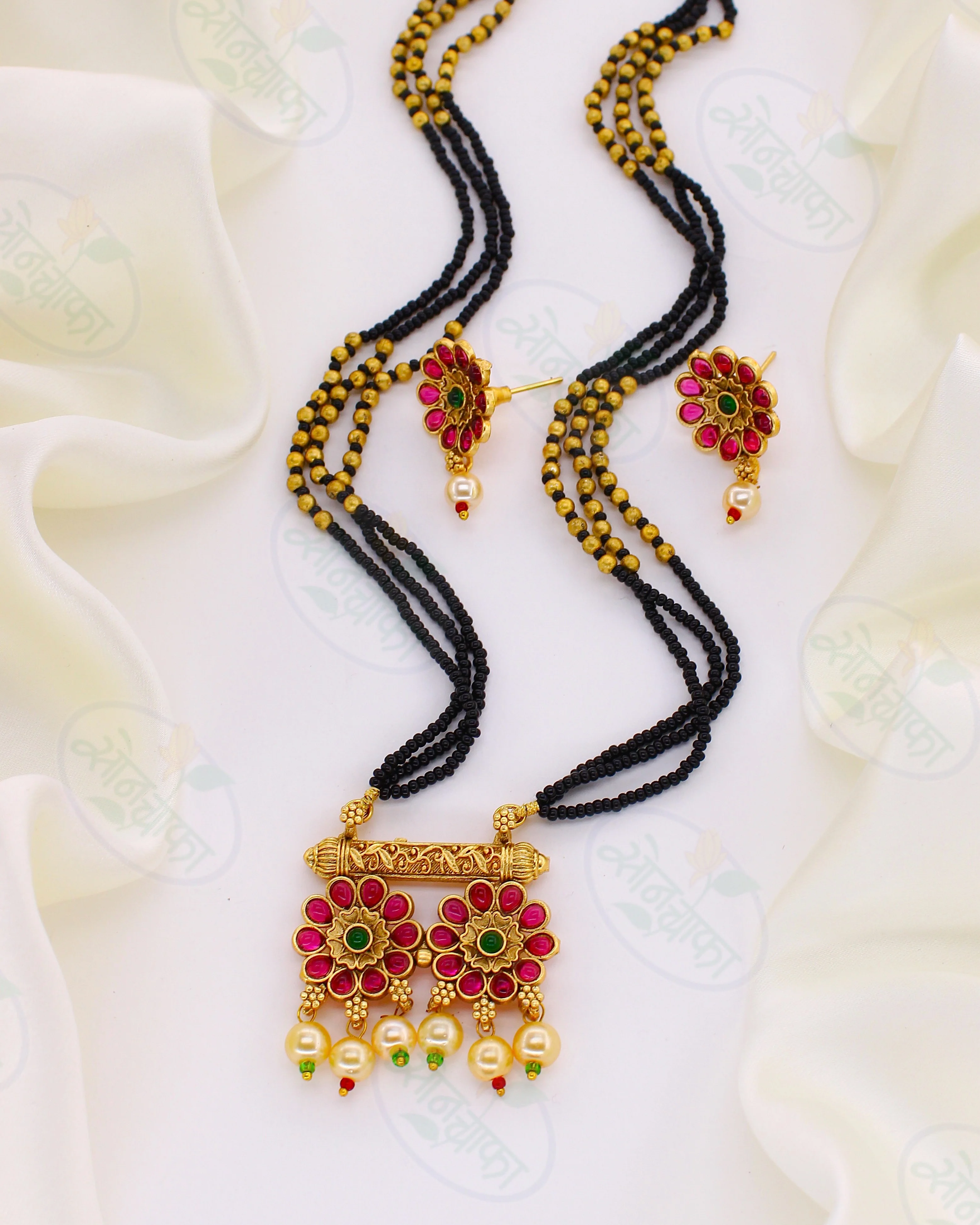 ICONIC GLAM RAJWADI MANGALSUTRA - Image 2