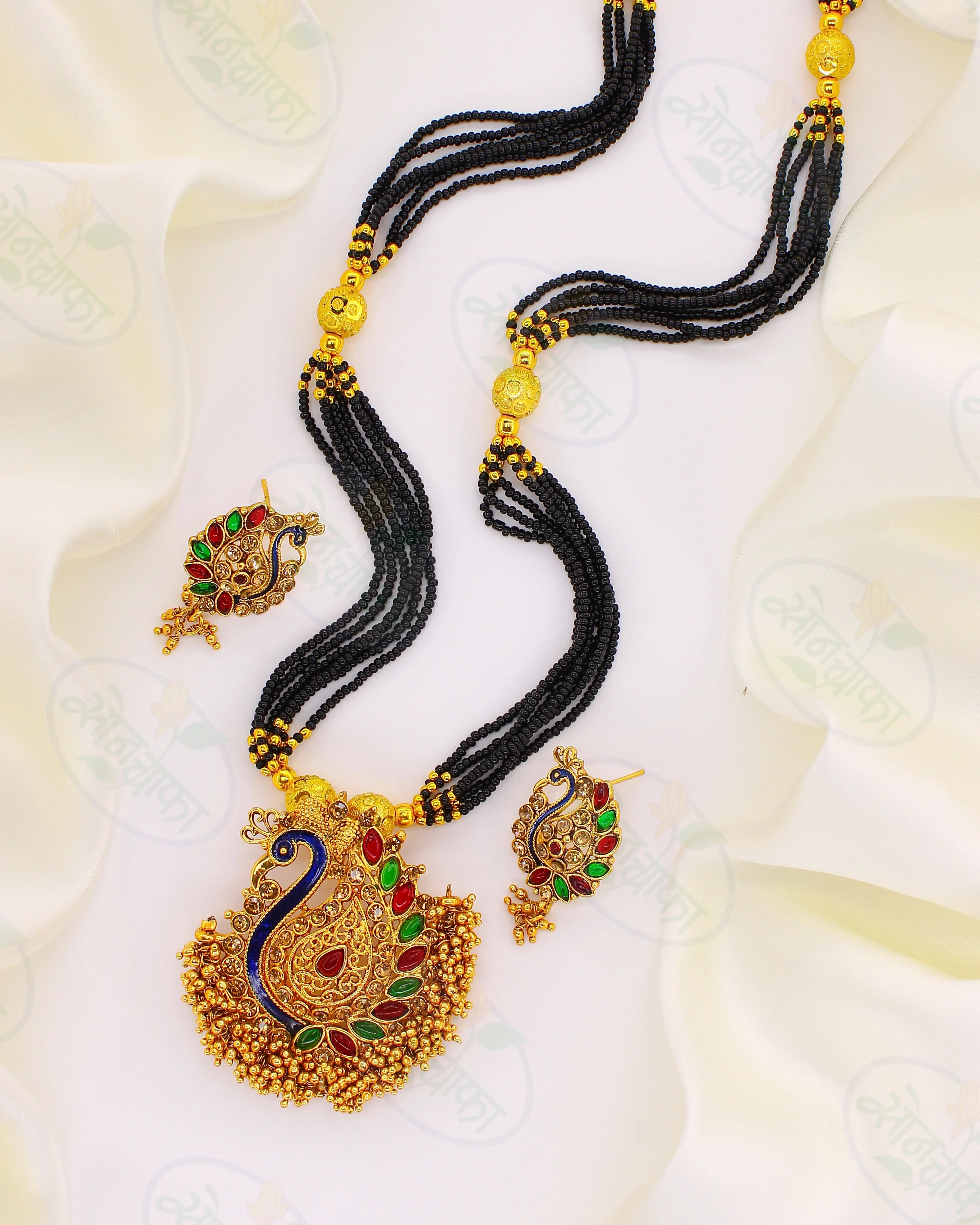 MARVELLOUS PEACOCK DESIGNER MANGALSUTRA - Image 3