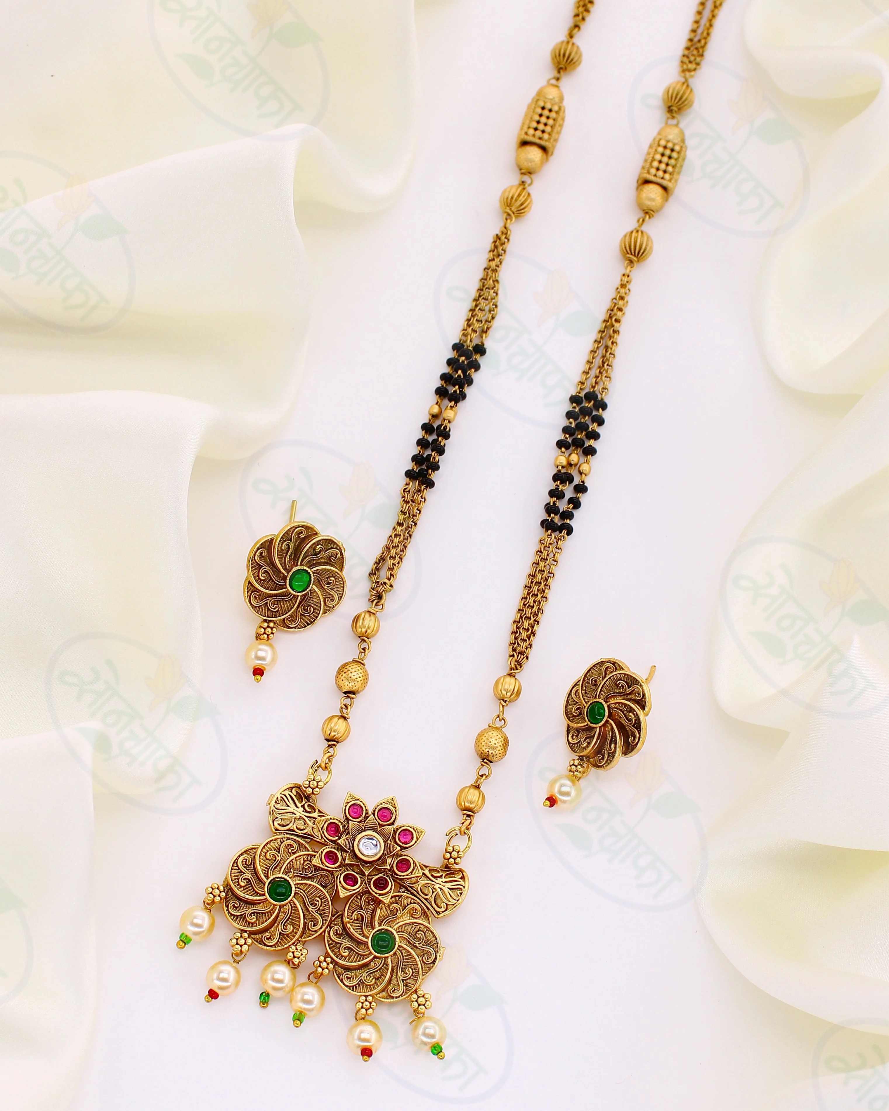 EXQUISITE RAJWADI MANGALSUTRA - Image 2