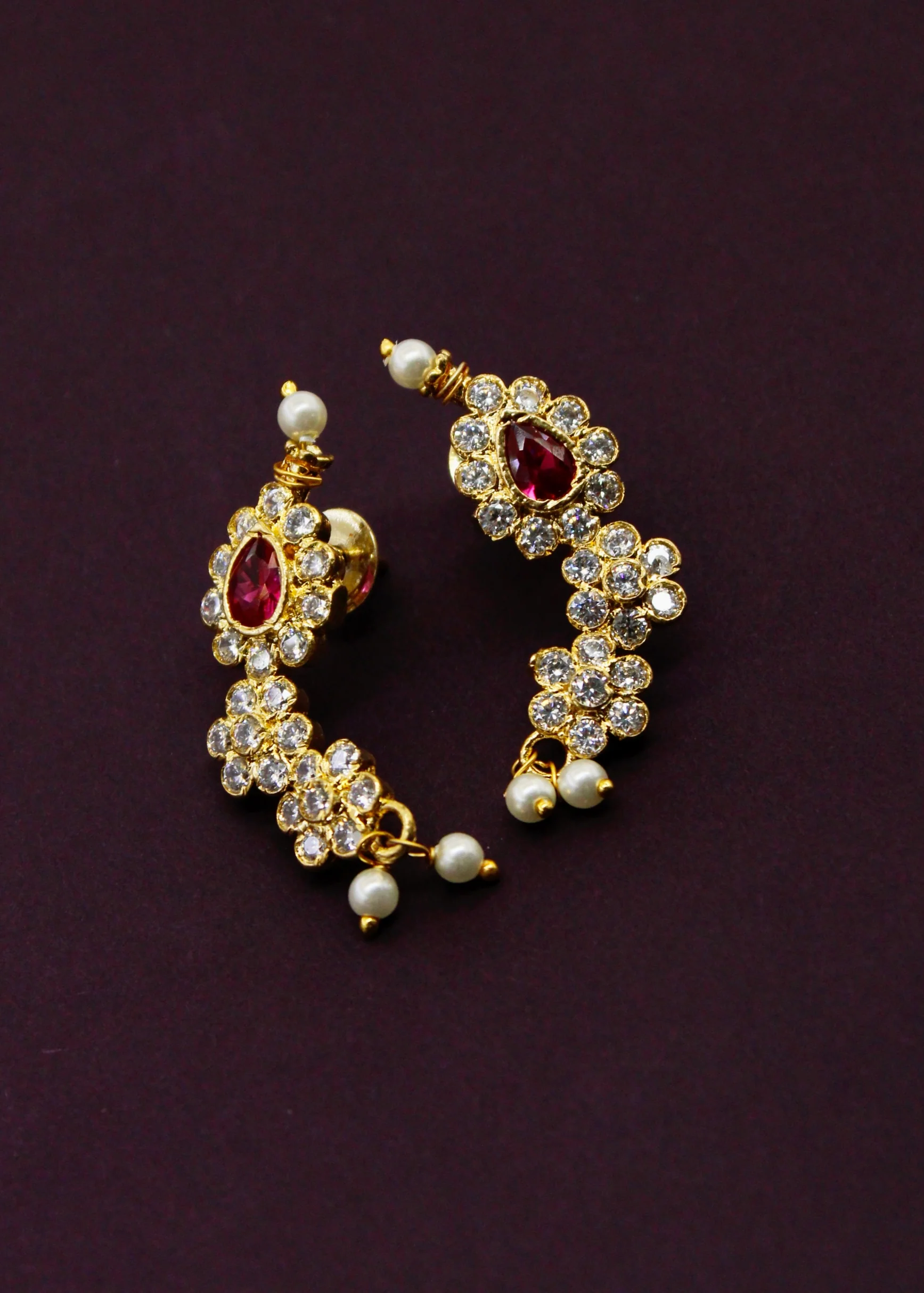 DROPLET SHAPE TOPS WITH WHITE STONE - Image 6