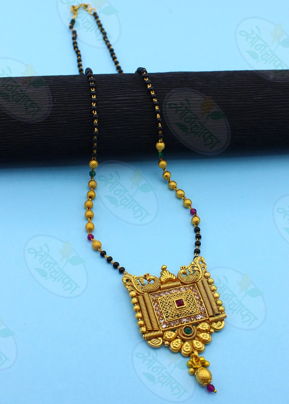 ROYAL PEACOCK RAJWADI MANGALSUTRA