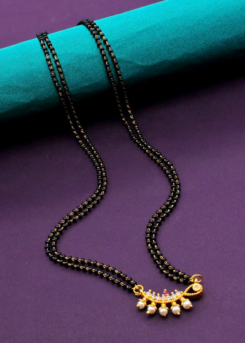 UNIQUE DESIGNER MOTI MANGALSUTRA - Image 3
